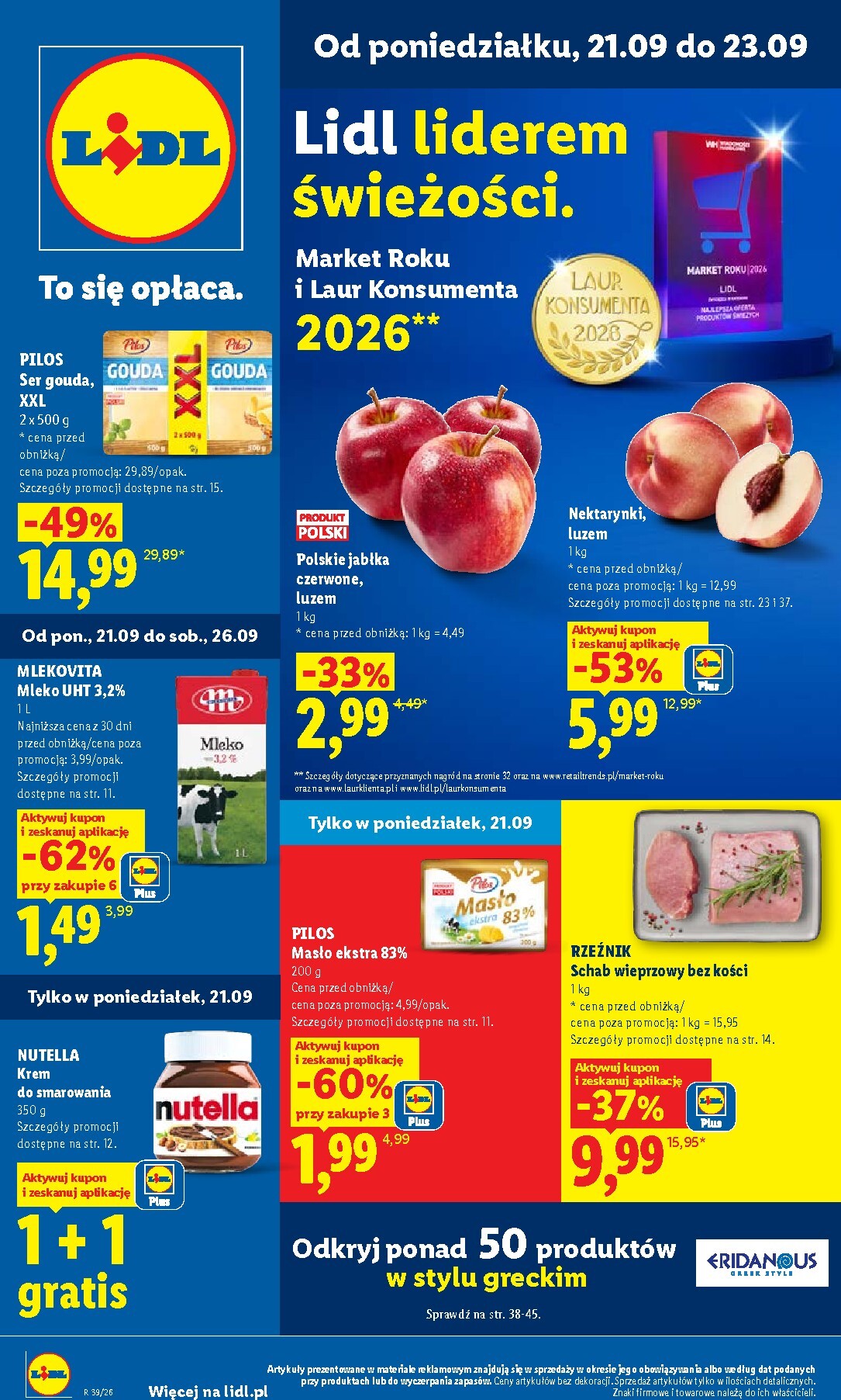 lidl - Aktualna gazetka Lidl ważna od 21.09.2026 do 26.09.2026