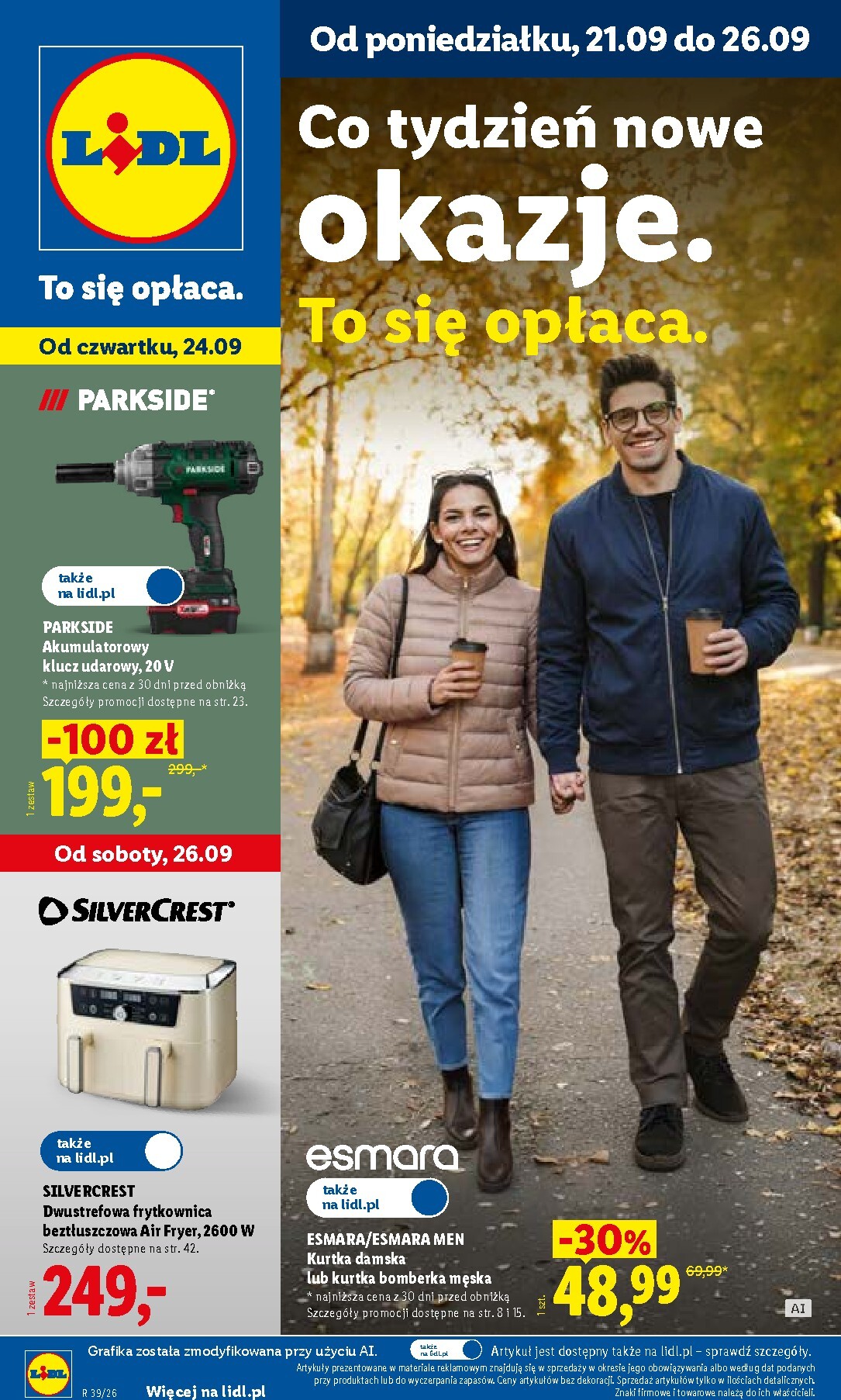 lidl - Aktualna gazetka Lidl - Okazje ważna od 21.09.2026 do 26.09.2026