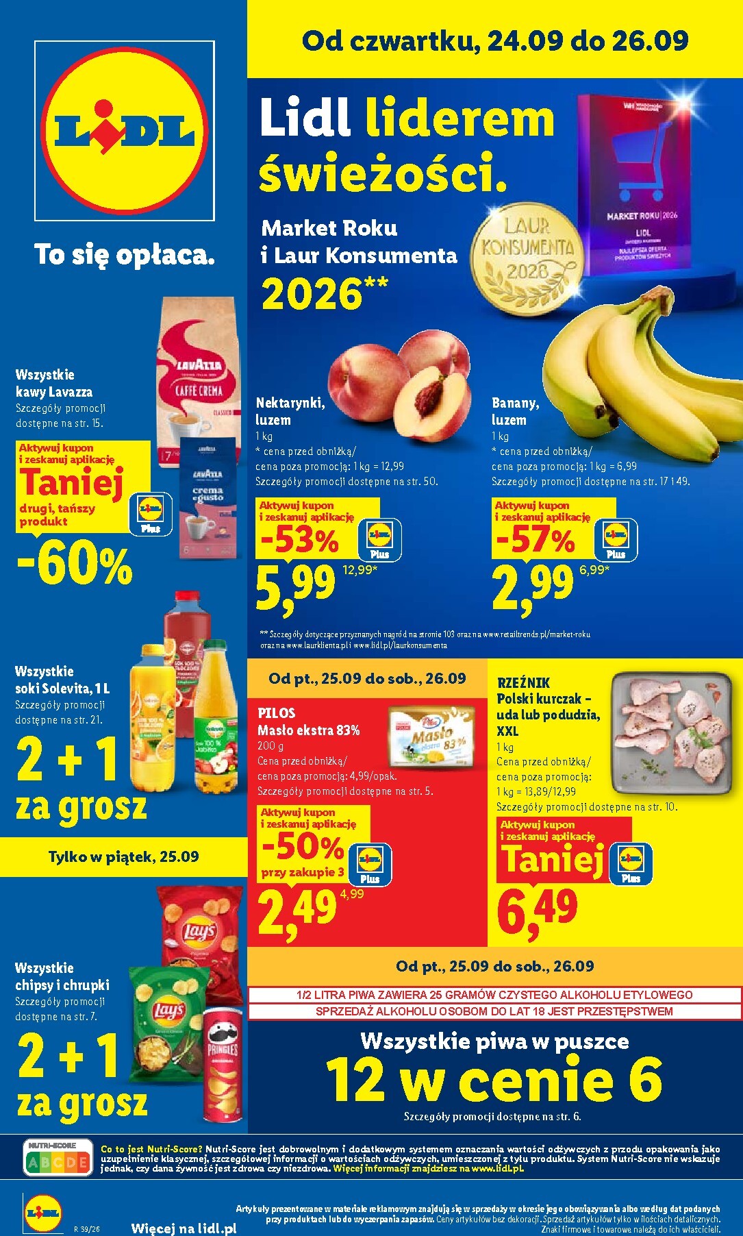 lidl - Aktualna gazetka Lidl ważna od 24.09.2026 do 26.09.2026 - page: 1