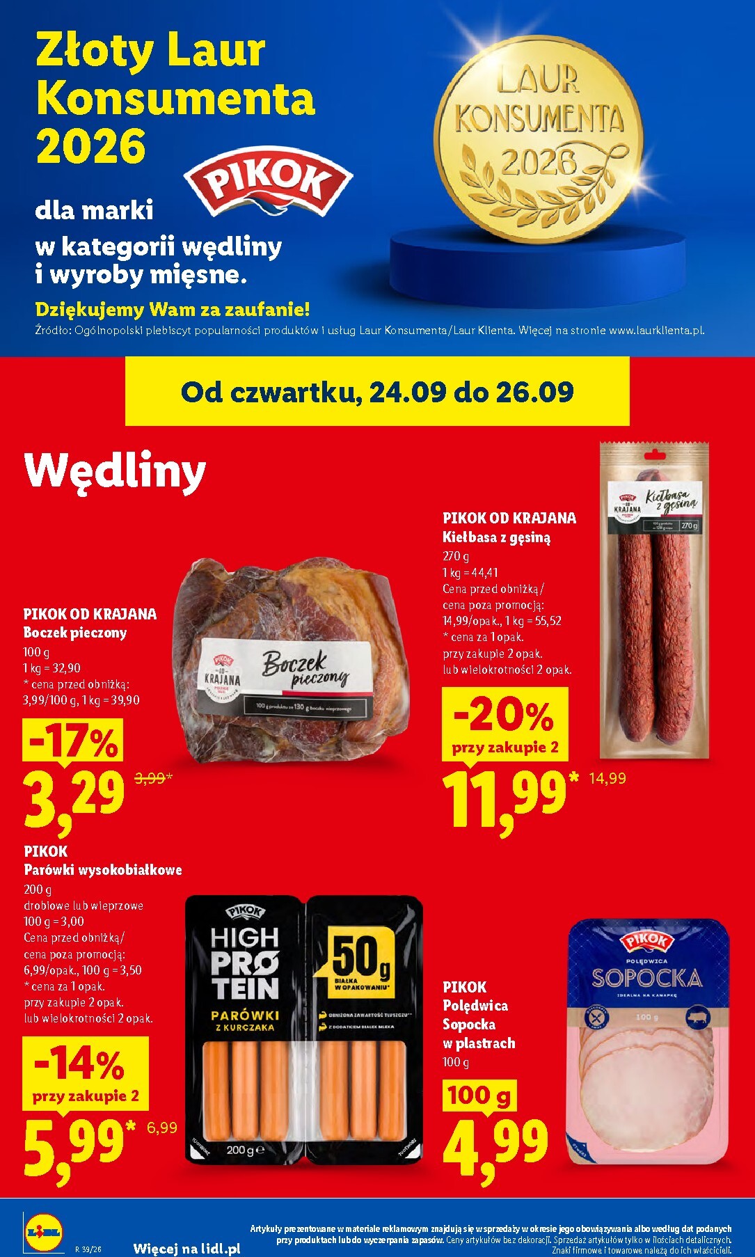 lidl - Aktualna gazetka Lidl ważna od 24.09.2026 do 26.09.2026 - page: 64