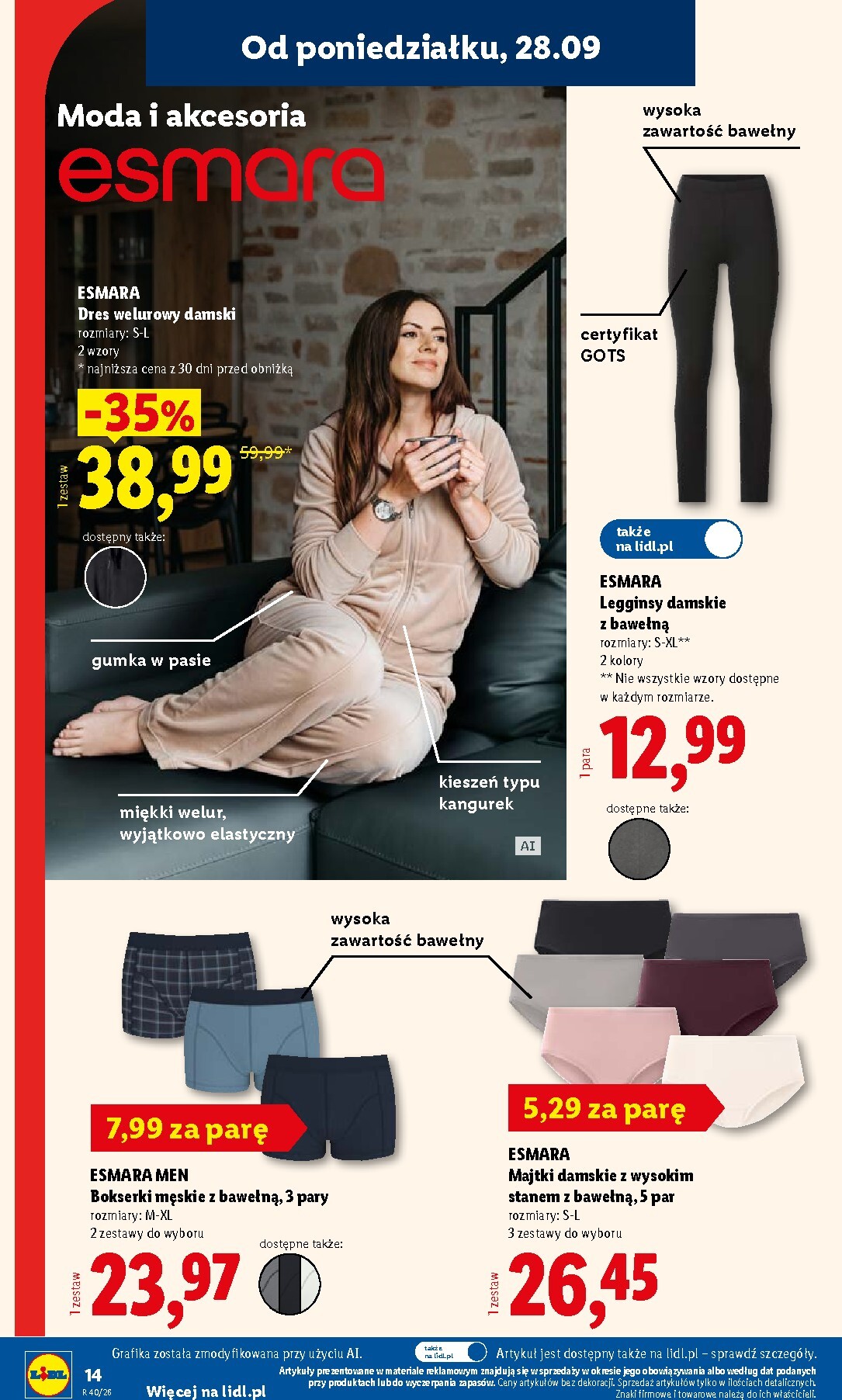 lidl - Aktualna gazetka Lidl - Okazje ważna od 28.09.2026 do 03.10.2026 - page: 20