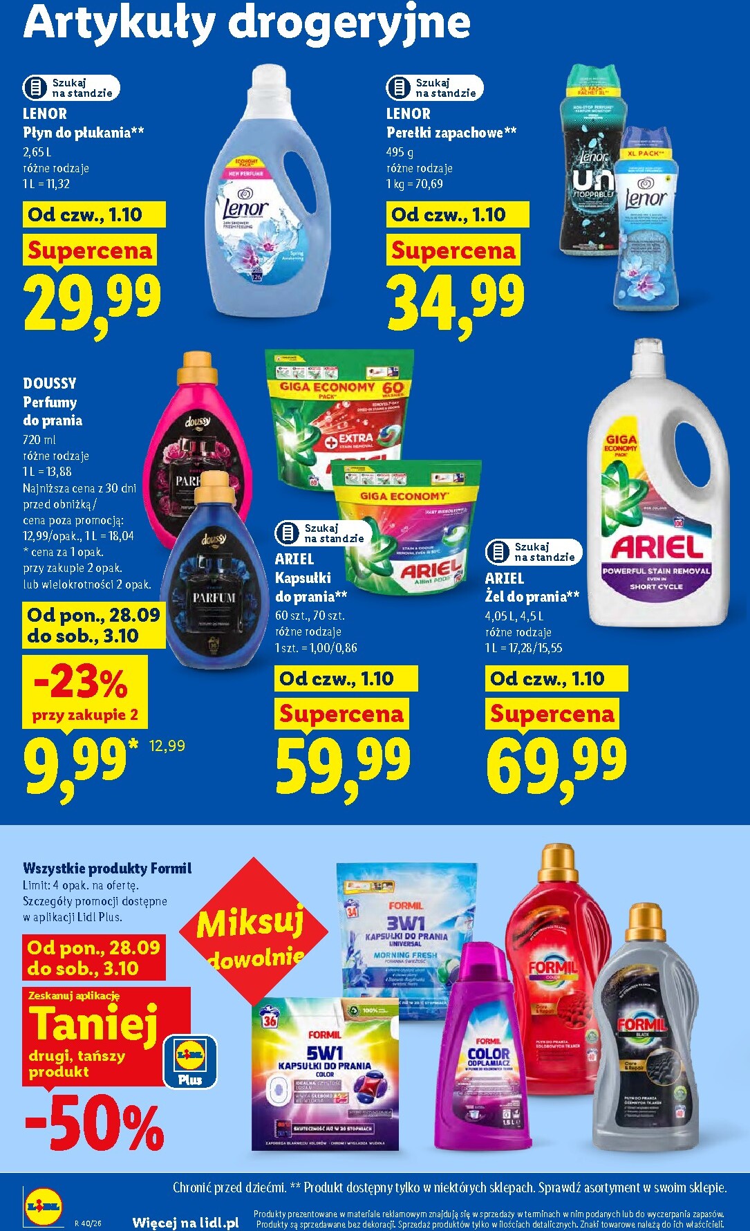 lidl - Nowa gazetka Lidl ważna od 01.10.2026 do 03.10.2026 - page: 98