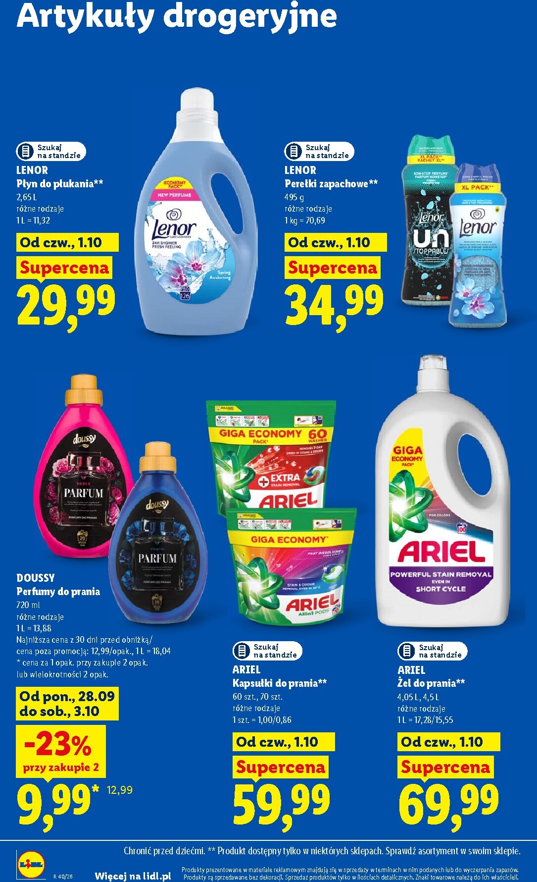 lidl - Aktualna gazetka Lidl ważna od 01.10.2026 do 03.10.2026 - page: 94