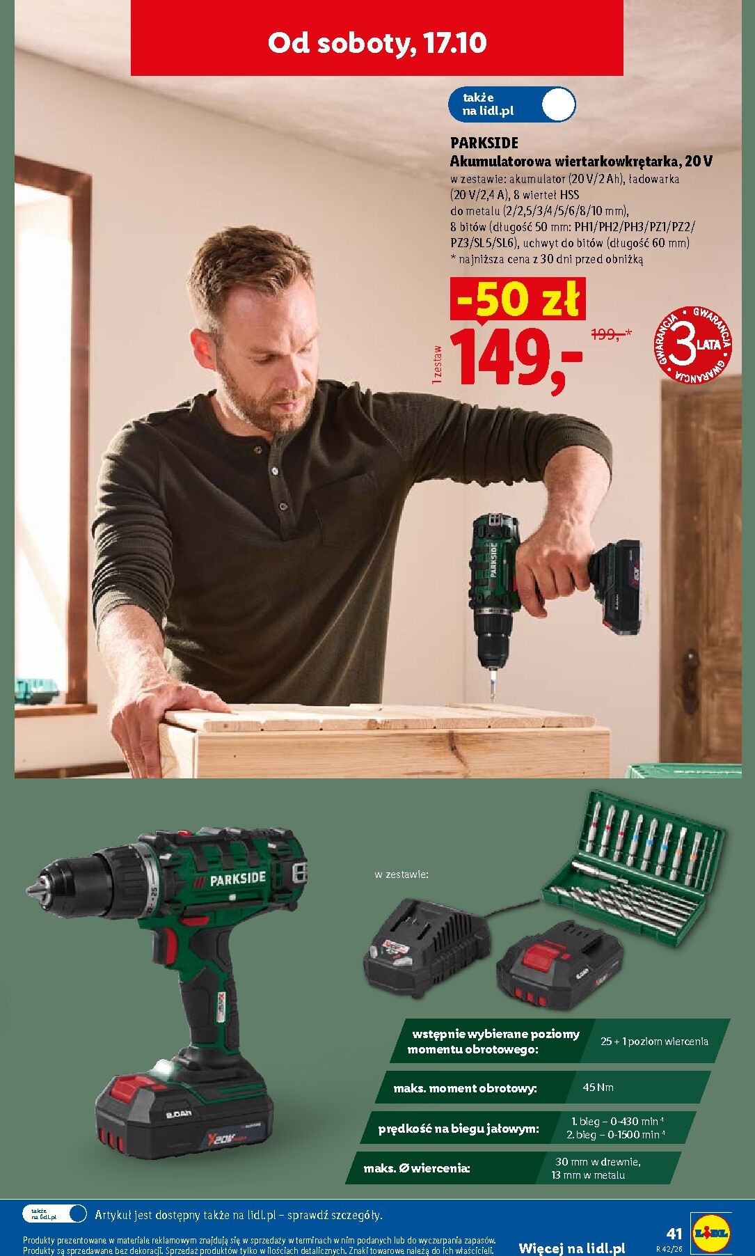 lidl - Nowa gazetka Lidl - Katalog Okazji ważna od 12.10.2026 do 24.10.2026 - page: 45