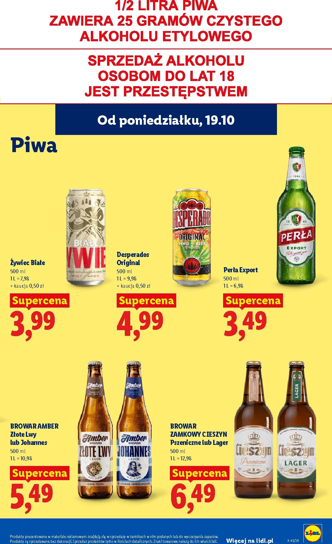 lidl - Nowa gazetka Lidl ważna od 19.10.2026 do 21.10.2026 - page: 87