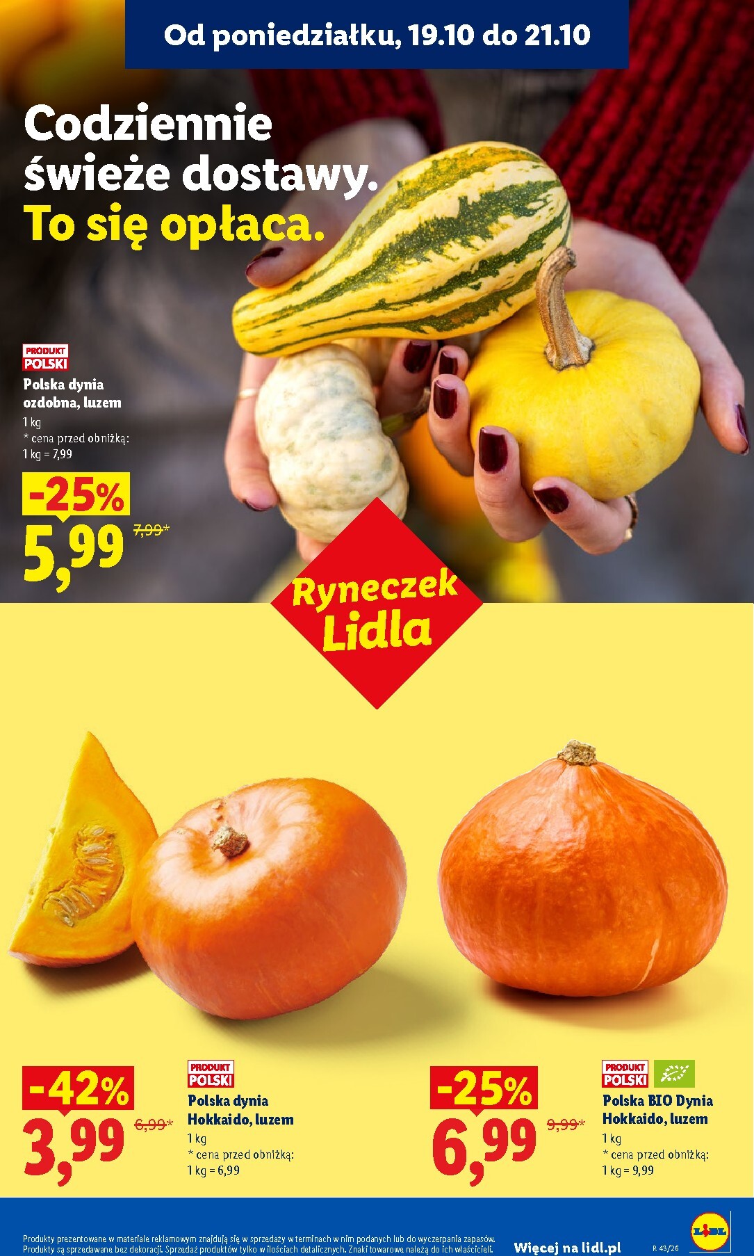 lidl - Nowa gazetka Lidl ważna od 19.10.2026 do 21.10.2026 - page: 43