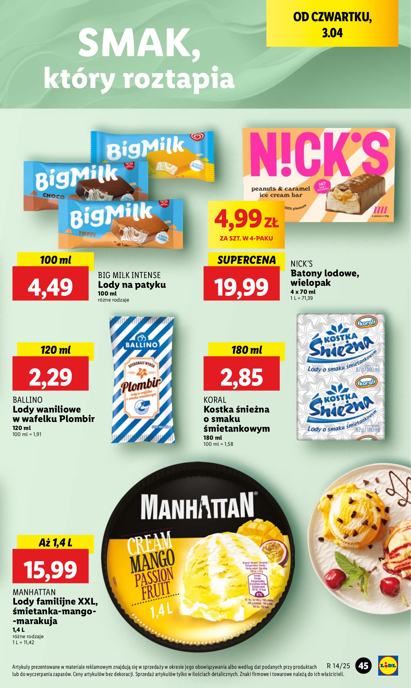 lidl - Lidl gazetka ważna od 03.04. - 05.04. - page: 47 lidl - Lidl gazetka ważna od 03.04. - 05.04. - page: 47