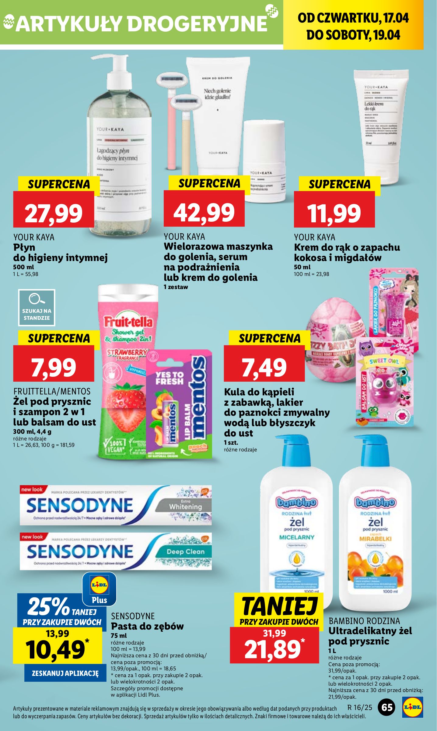 lidl - Lidl gazetka ważna od 17.04. - 19.04. - page: 67 lidl - Lidl gazetka ważna od 17.04. - 19.04. - page: 67