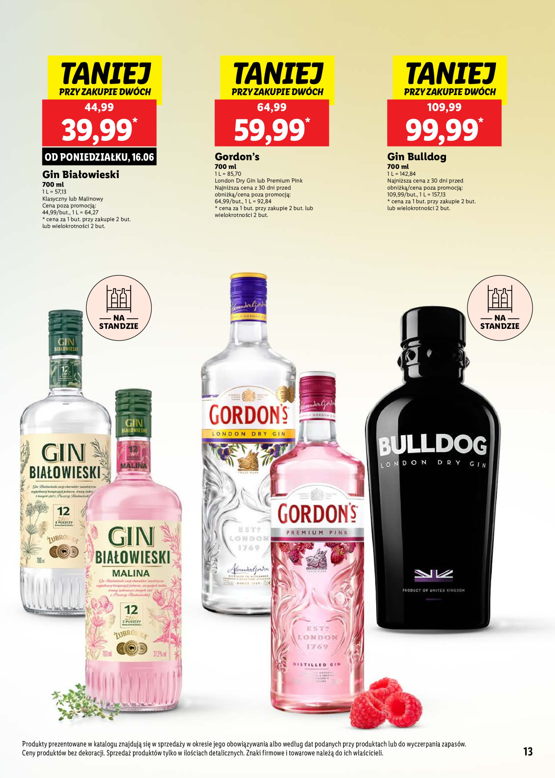 lidl - Gazetka Lidl - Katalog alkoholi mocnych ważna od 09.06. - 12.07. - page: 13