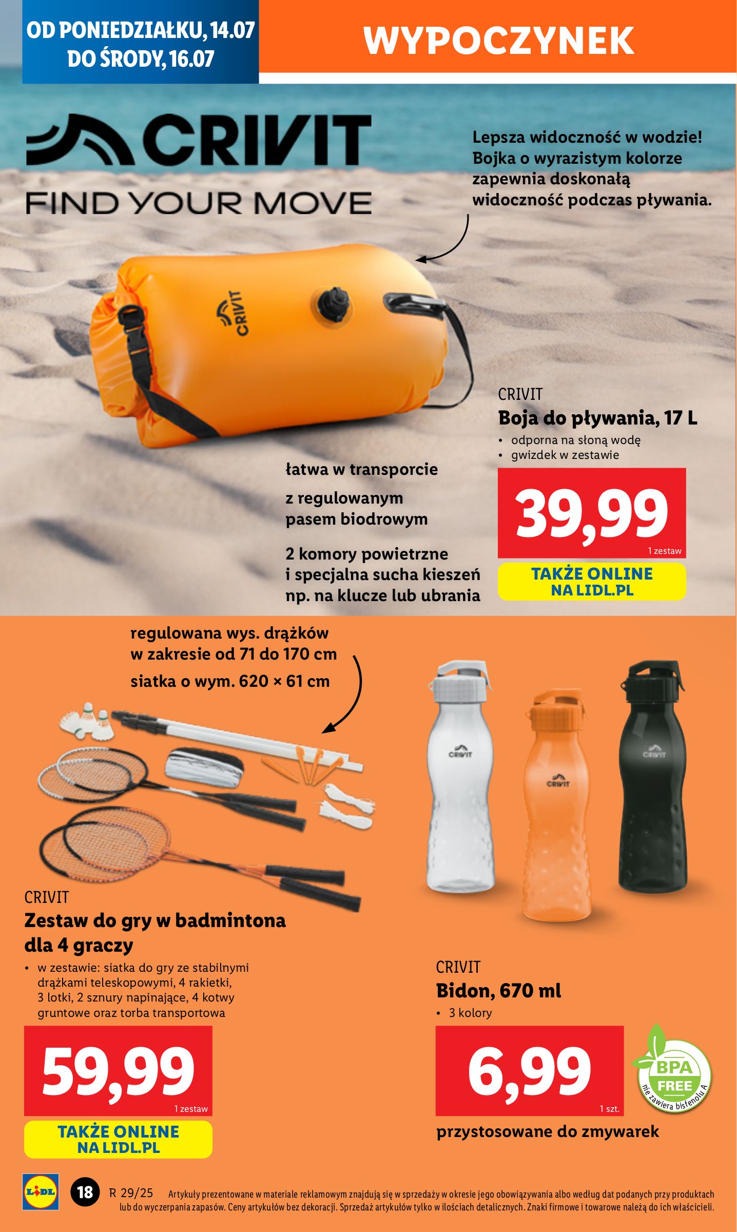 lidl - Gazetka Lidl - Katalog Okazji ważna od 14.07. - 19.07. - page: 20 lidl - Gazetka Lidl - Katalog Okazji ważna od 14.07. - 19.07. - page: 20
