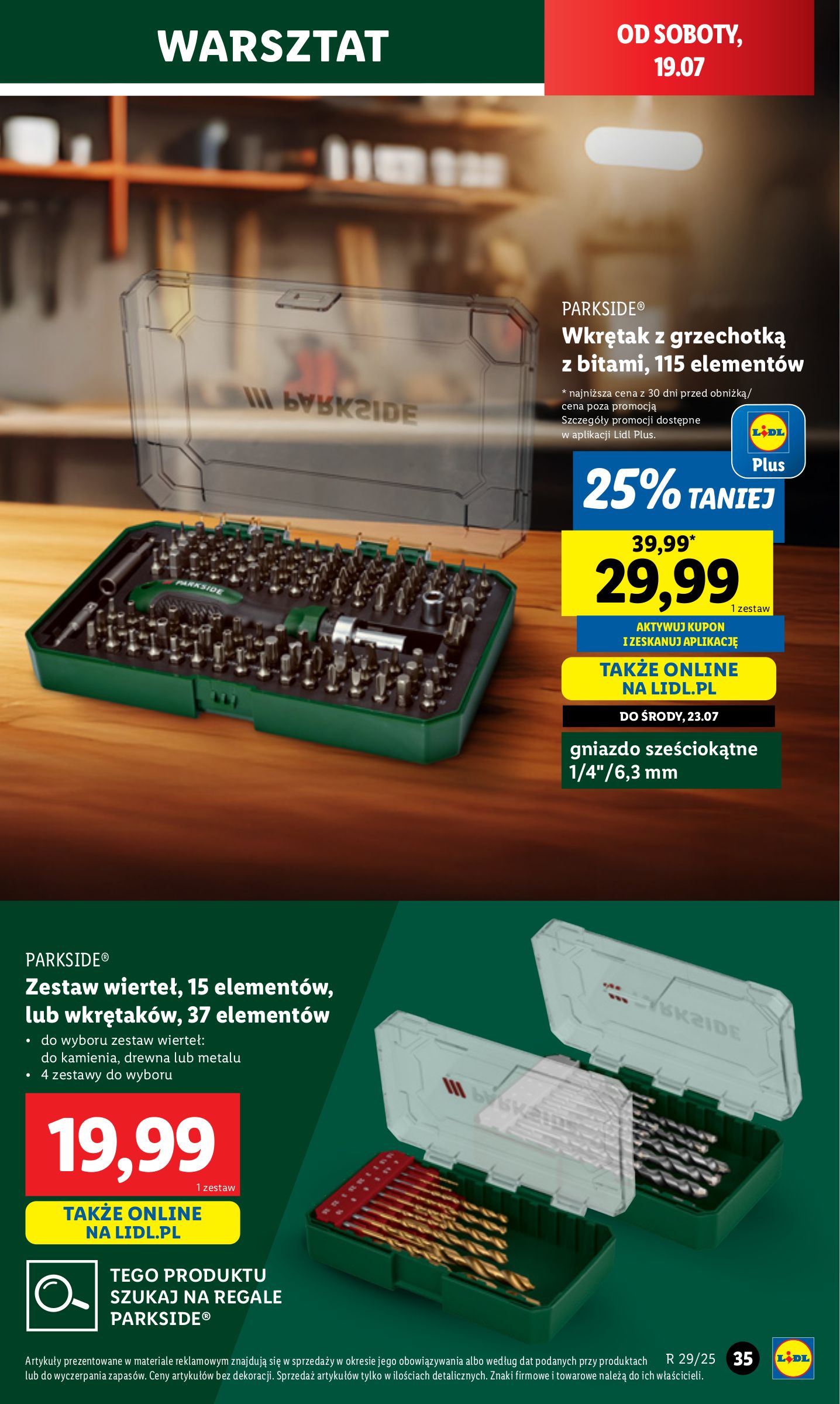 lidl - Gazetka Lidl - Katalog Okazji ważna od 14.07. - 19.07. - page: 45 lidl - Gazetka Lidl - Katalog Okazji ważna od 14.07. - 19.07. - page: 45