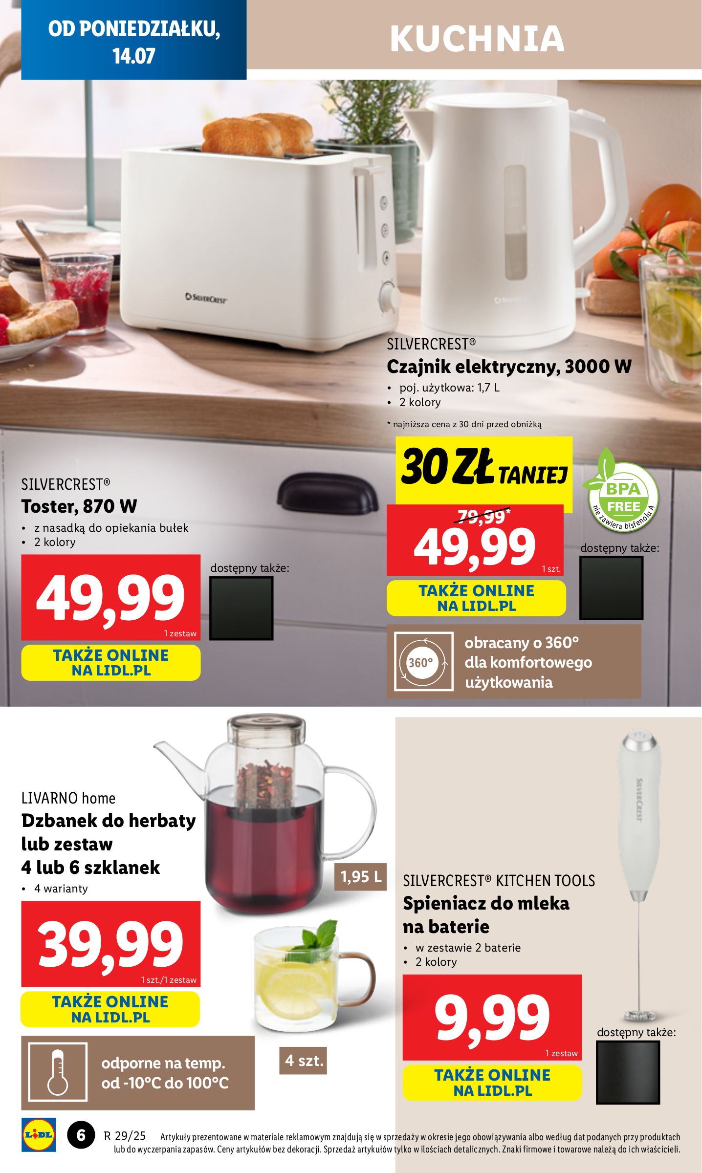 lidl - Gazetka Lidl - Katalog Okazji ważna od 14.07. - 19.07. - page: 8 lidl - Gazetka Lidl - Katalog Okazji ważna od 14.07. - 19.07. - page: 8
