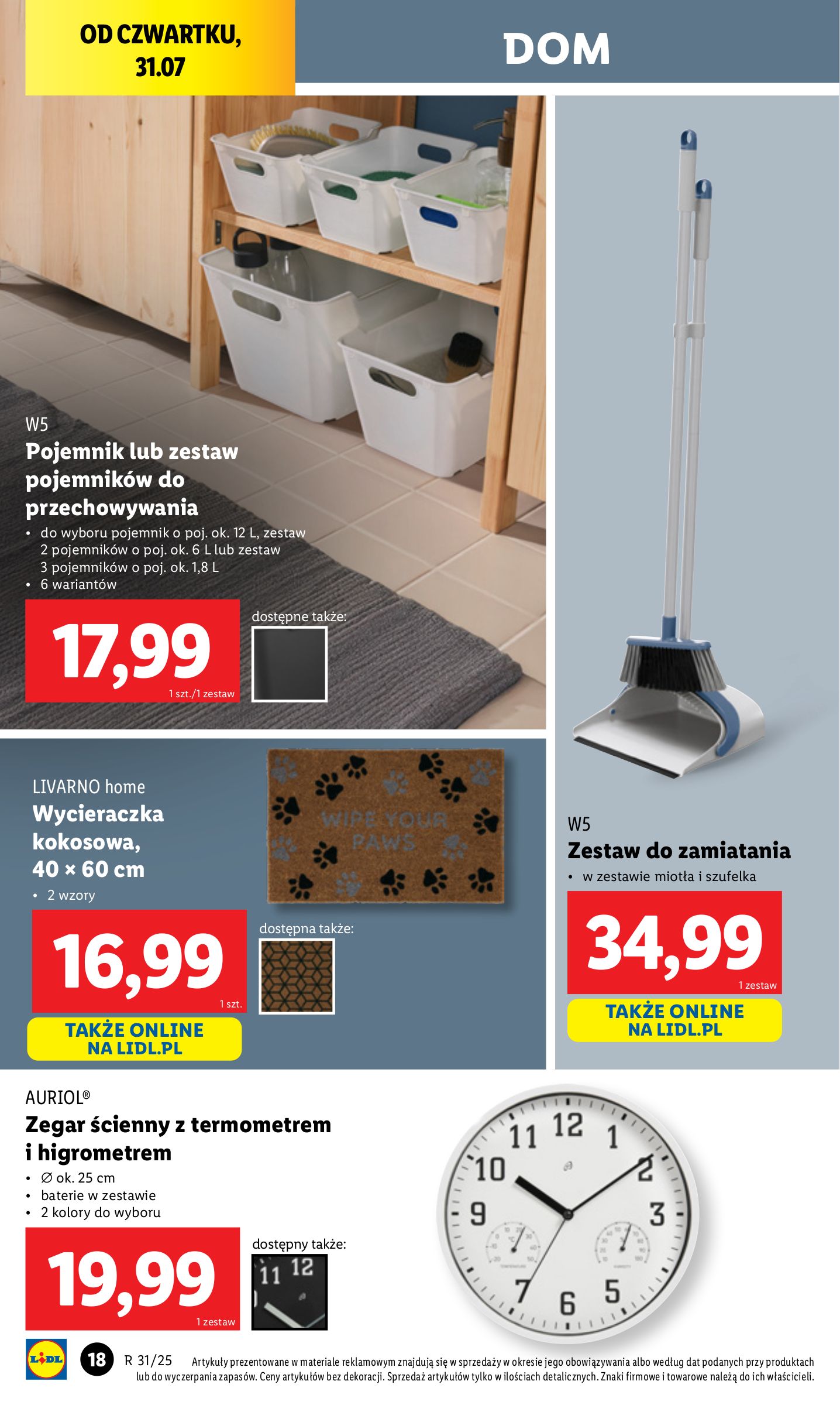 lidl - Gazetka Lidl - Katalog Okazji ważna od 28.07. - 02.08. - page: 18 lidl - Gazetka Lidl - Katalog Okazji ważna od 28.07. - 02.08. - page: 18