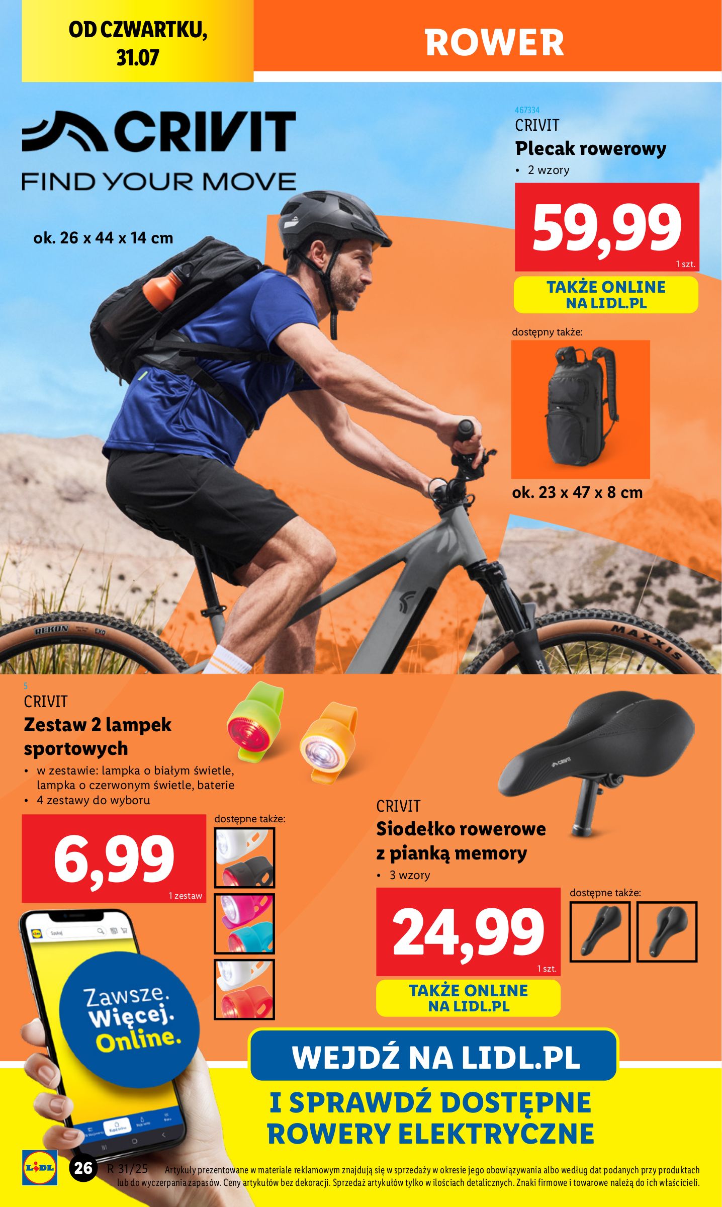 lidl - Gazetka Lidl - Katalog Okazji ważna od 28.07. - 02.08. - page: 26 lidl - Gazetka Lidl - Katalog Okazji ważna od 28.07. - 02.08. - page: 26