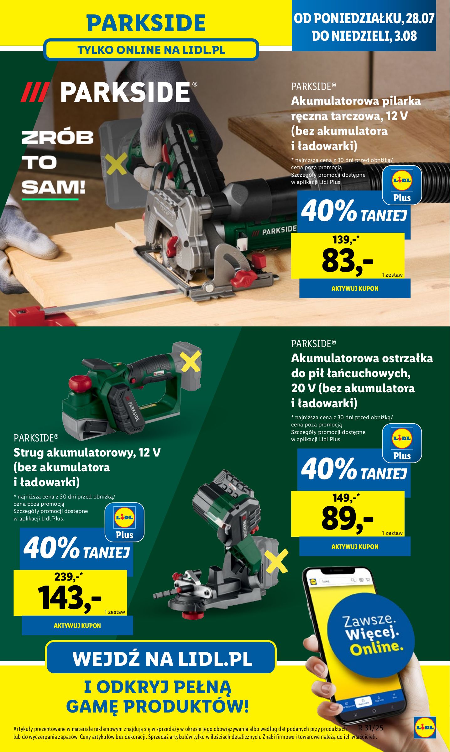lidl - Gazetka Lidl - Katalog Okazji ważna od 28.07. - 02.08. - page: 29 lidl - Gazetka Lidl - Katalog Okazji ważna od 28.07. - 02.08. - page: 29