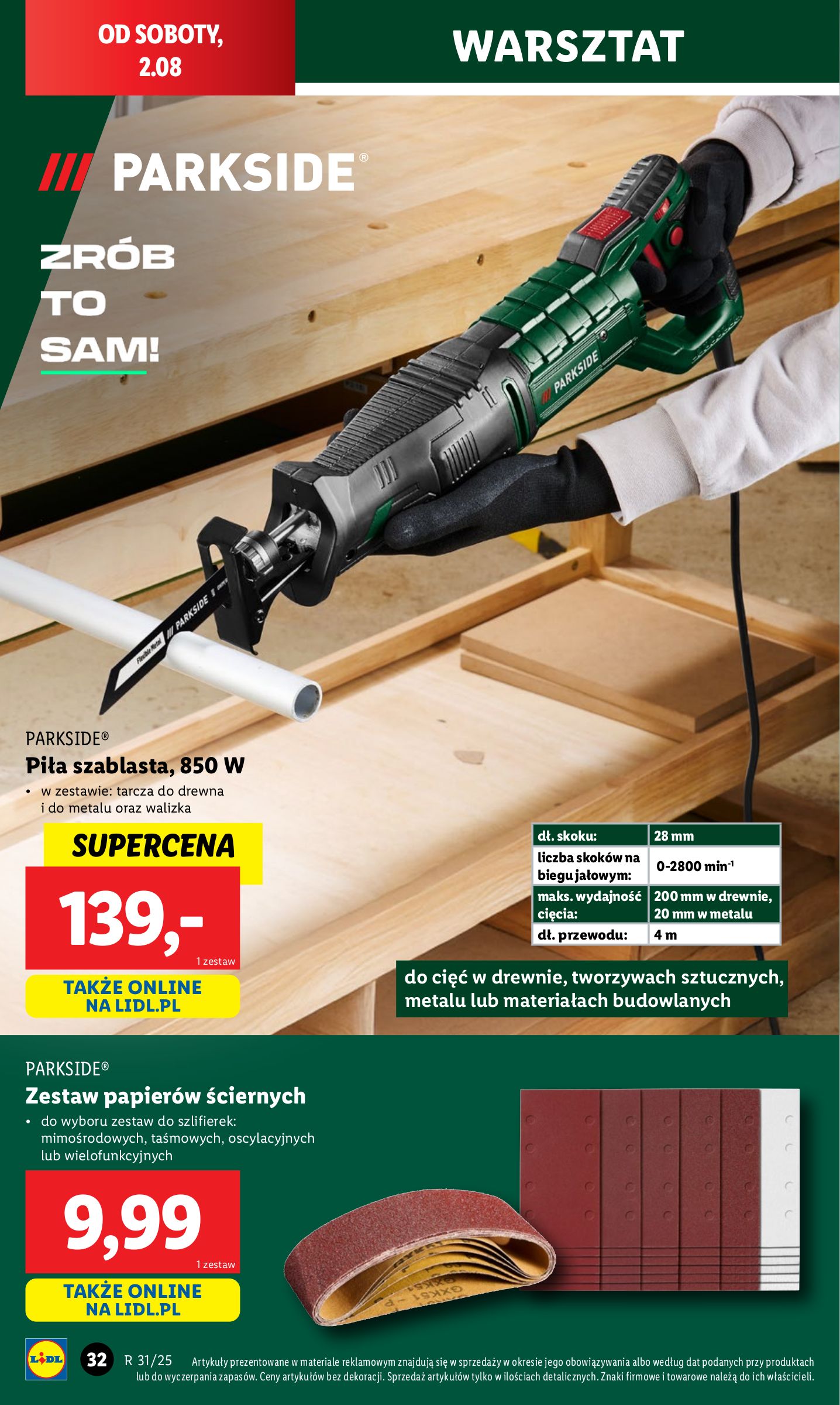 lidl - Gazetka Lidl - Katalog Okazji ważna od 28.07. - 02.08. - page: 36 lidl - Gazetka Lidl - Katalog Okazji ważna od 28.07. - 02.08. - page: 36