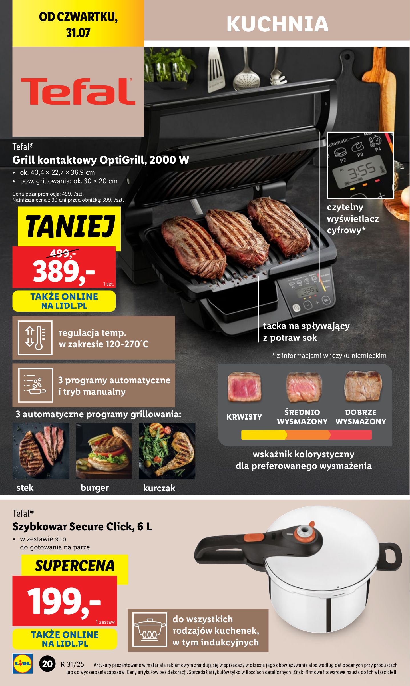lidl - Gazetka Lidl - Katalog Okazji ważna od 28.07. - 02.08. - page: 20 lidl - Gazetka Lidl - Katalog Okazji ważna od 28.07. - 02.08. - page: 20