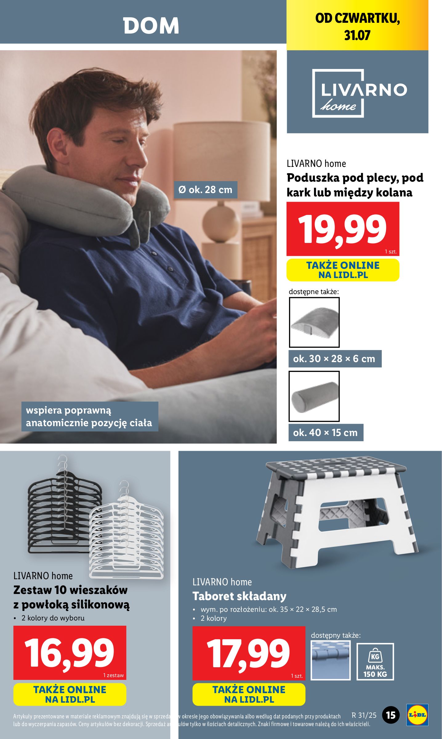 lidl - Gazetka Lidl - Katalog Okazji ważna od 28.07. - 02.08. - page: 15 lidl - Gazetka Lidl - Katalog Okazji ważna od 28.07. - 02.08. - page: 15