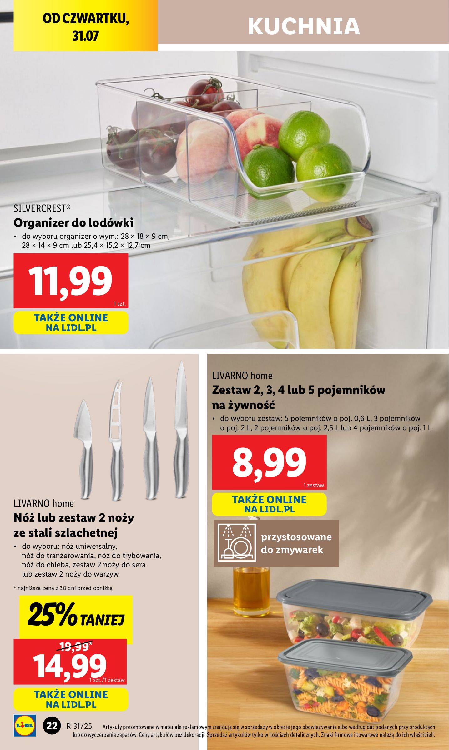 lidl - Gazetka Lidl - Katalog Okazji ważna od 28.07. - 02.08. - page: 22 lidl - Gazetka Lidl - Katalog Okazji ważna od 28.07. - 02.08. - page: 22