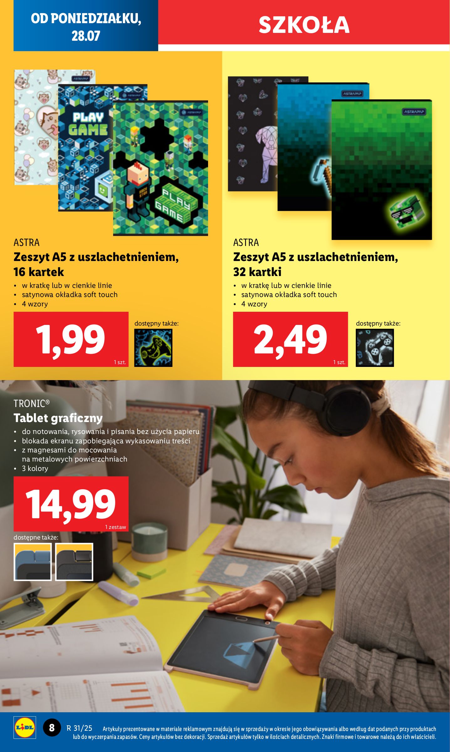 lidl - Gazetka Lidl - Katalog Okazji ważna od 28.07. - 02.08. - page: 8 lidl - Gazetka Lidl - Katalog Okazji ważna od 28.07. - 02.08. - page: 8