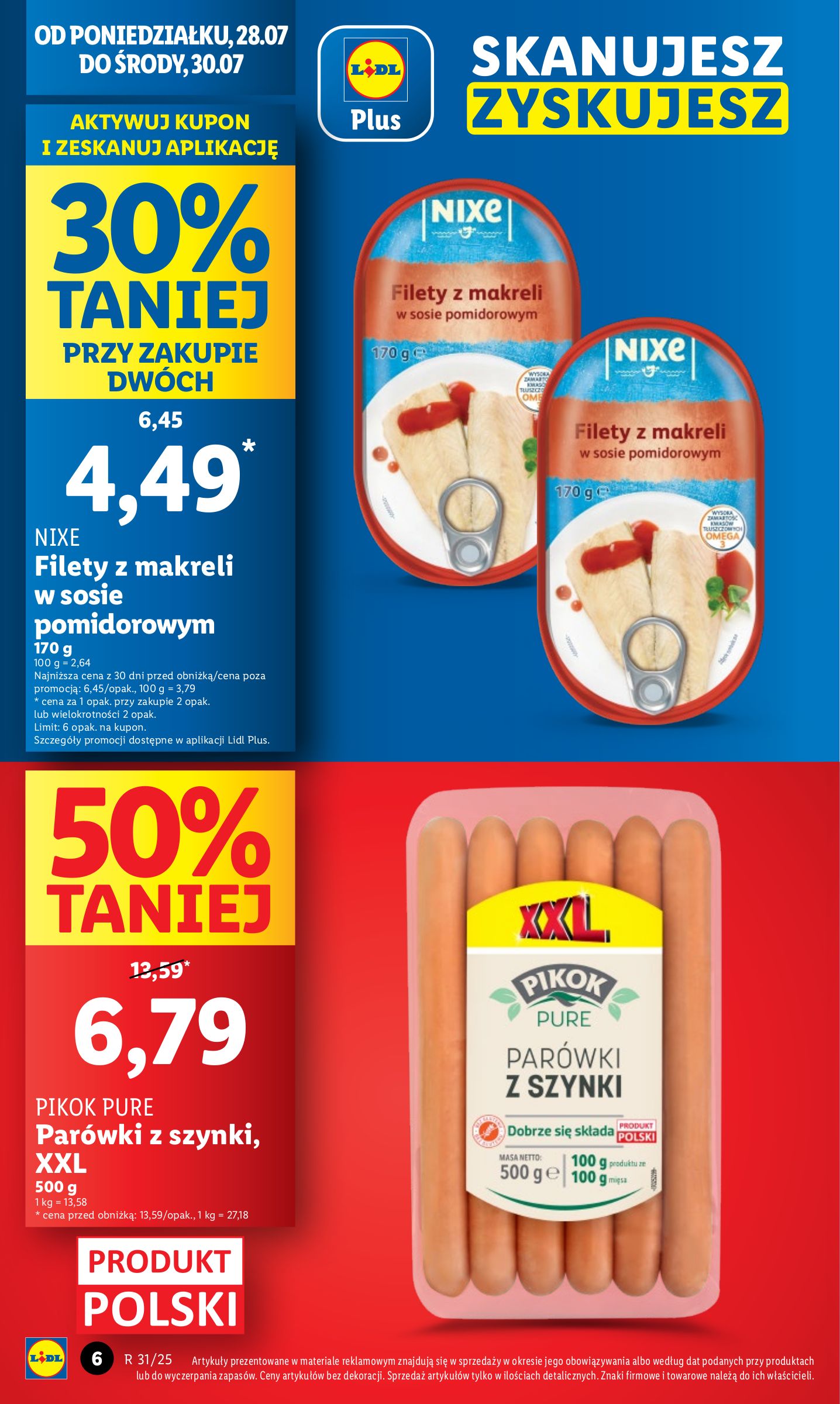lidl - Gazetka Lidl ważna od 28.07. - 30.07. - page: 6 lidl - Gazetka Lidl ważna od 28.07. - 30.07. - page: 6