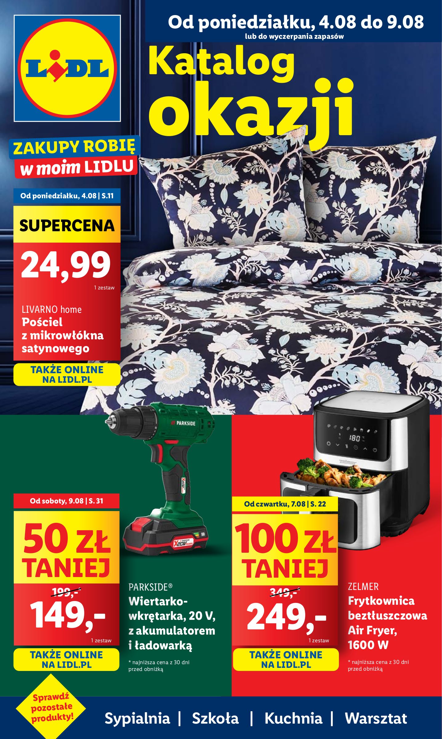 lidl - Gazetka Lidl - Katalog Okazji ważna od 04.08. - 09.08.