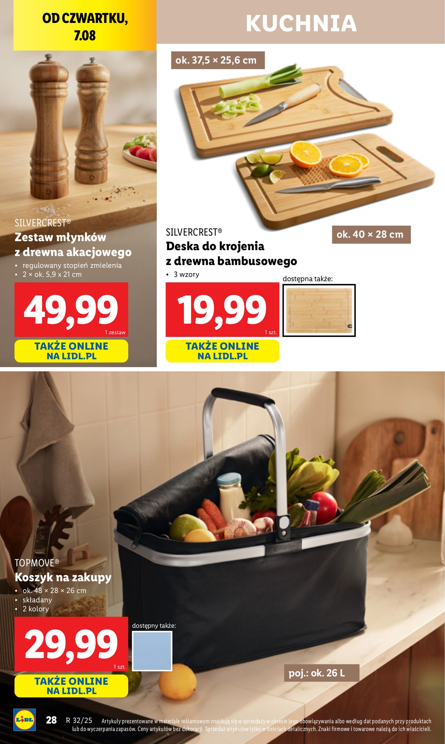 lidl - Gazetka Lidl - Katalog Okazji ważna od 04.08. - 09.08. - page: 32 lidl - Gazetka Lidl - Katalog Okazji ważna od 04.08. - 09.08. - page: 32