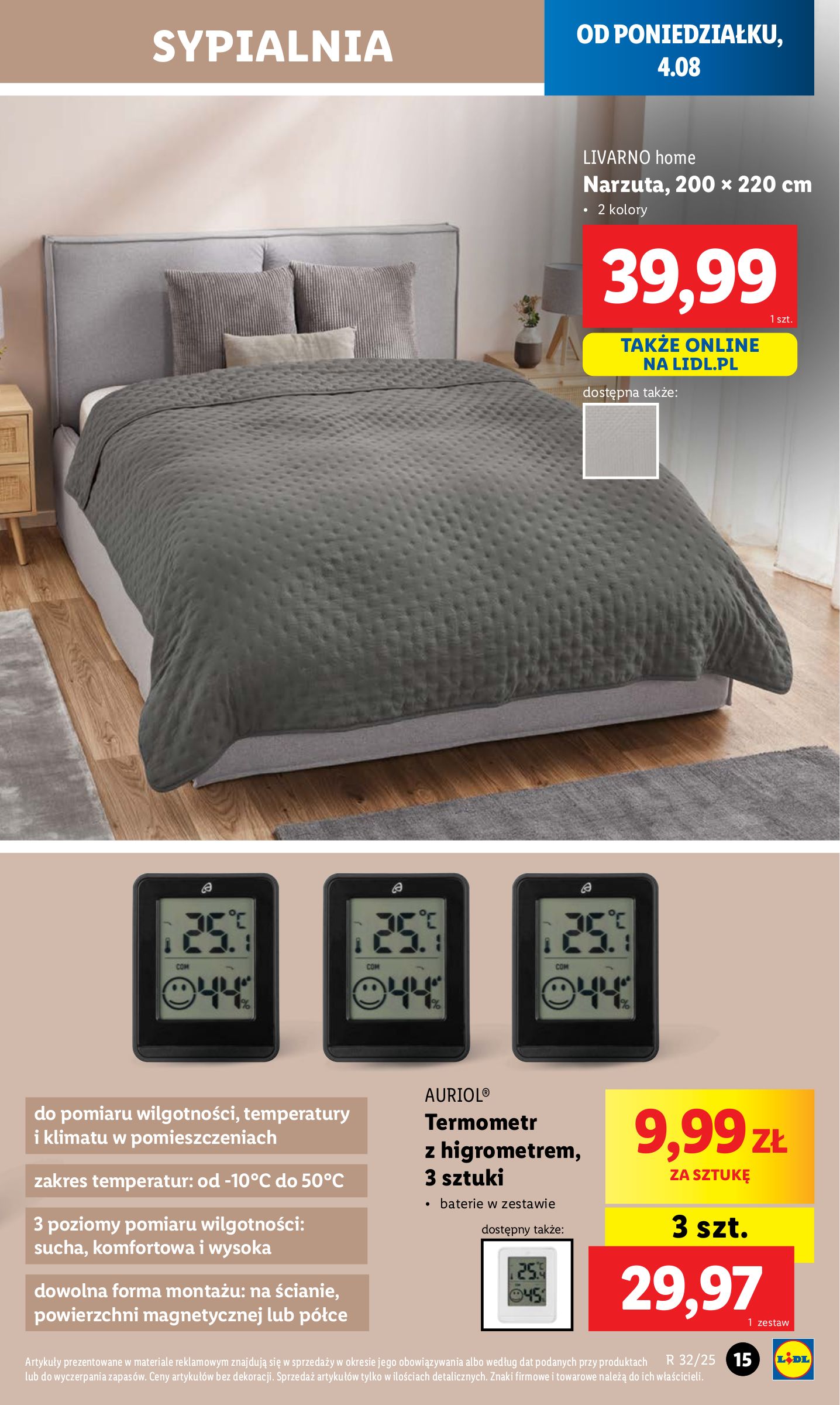lidl - Gazetka Lidl - Katalog Okazji ważna od 04.08. - 09.08. - page: 15 lidl - Gazetka Lidl - Katalog Okazji ważna od 04.08. - 09.08. - page: 15