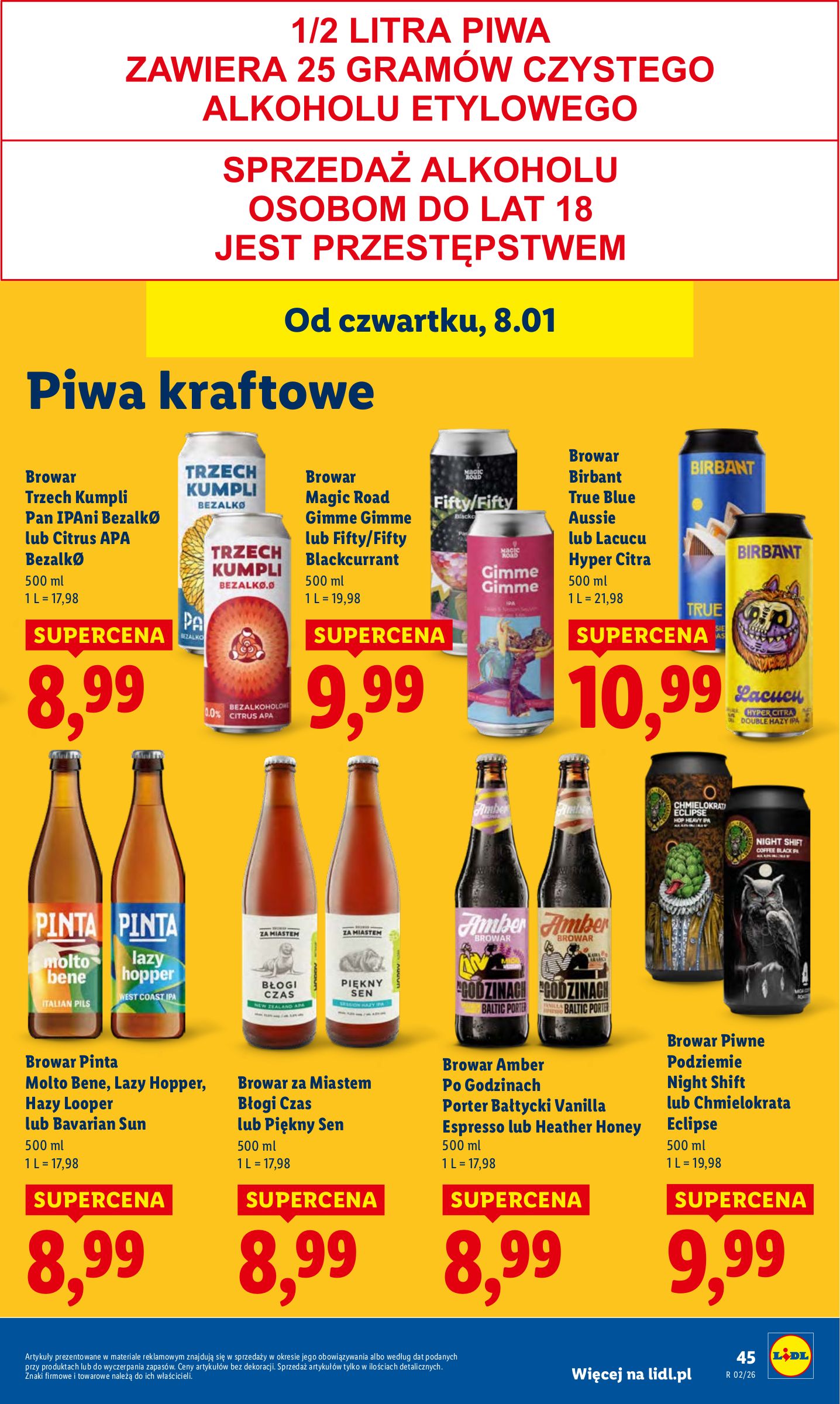 lidl - Gazetka Lidl - ważna od 08.01. do 10.01. - page: 45