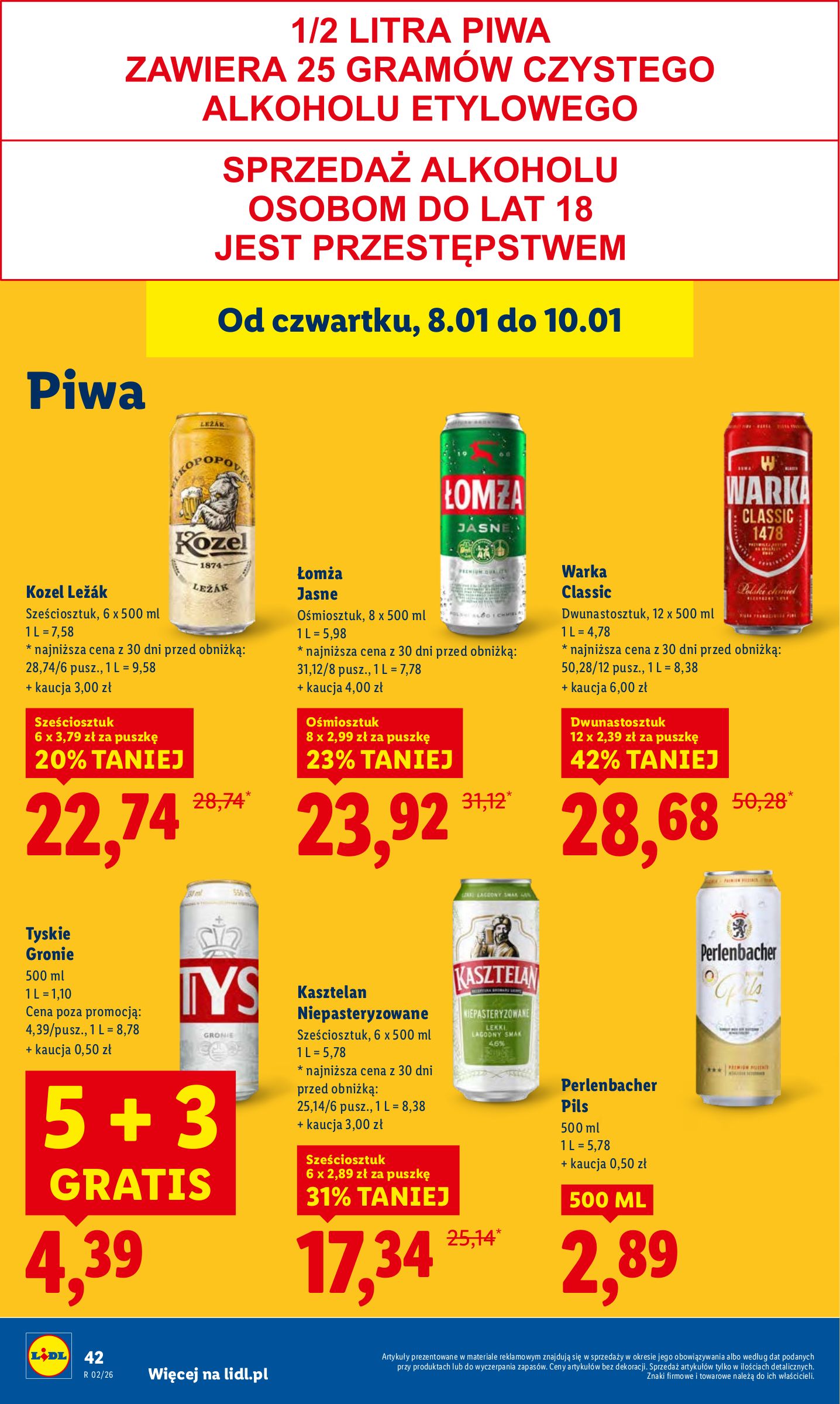 lidl - Gazetka Lidl - ważna od 08.01. do 10.01. - page: 42