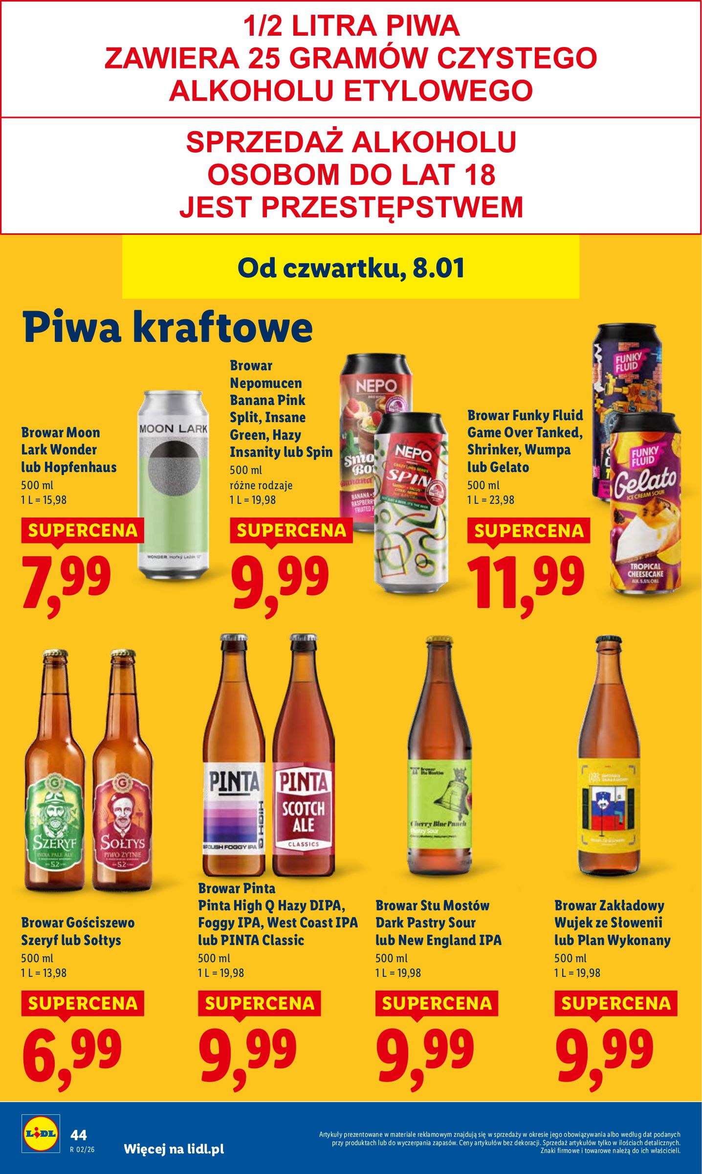 lidl - Gazetka Lidl - ważna od 08.01. do 10.01. - page: 44