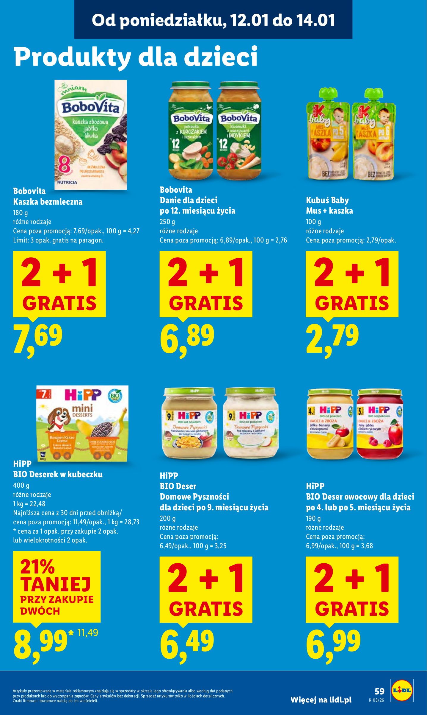 lidl - Gazetka Lidl - ważna od 12.01. do 14.01. - page: 59