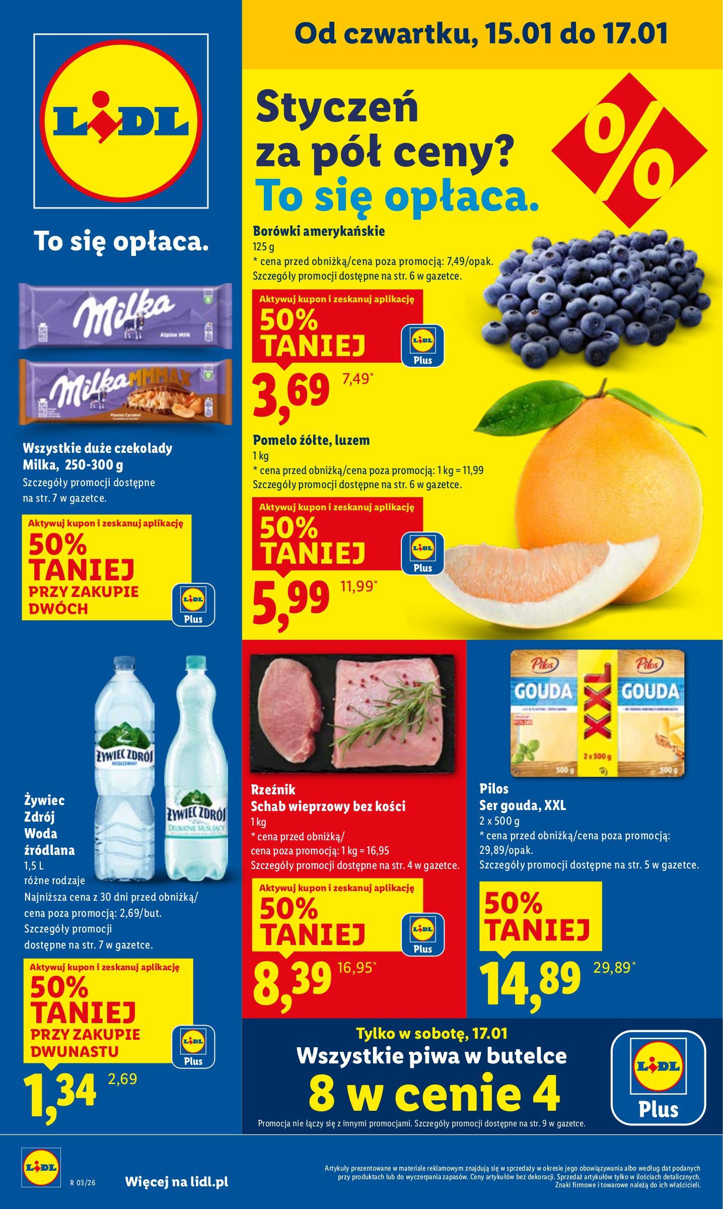 lidl - Gazetka Lidl - ważna od 15.01. do 17.01.