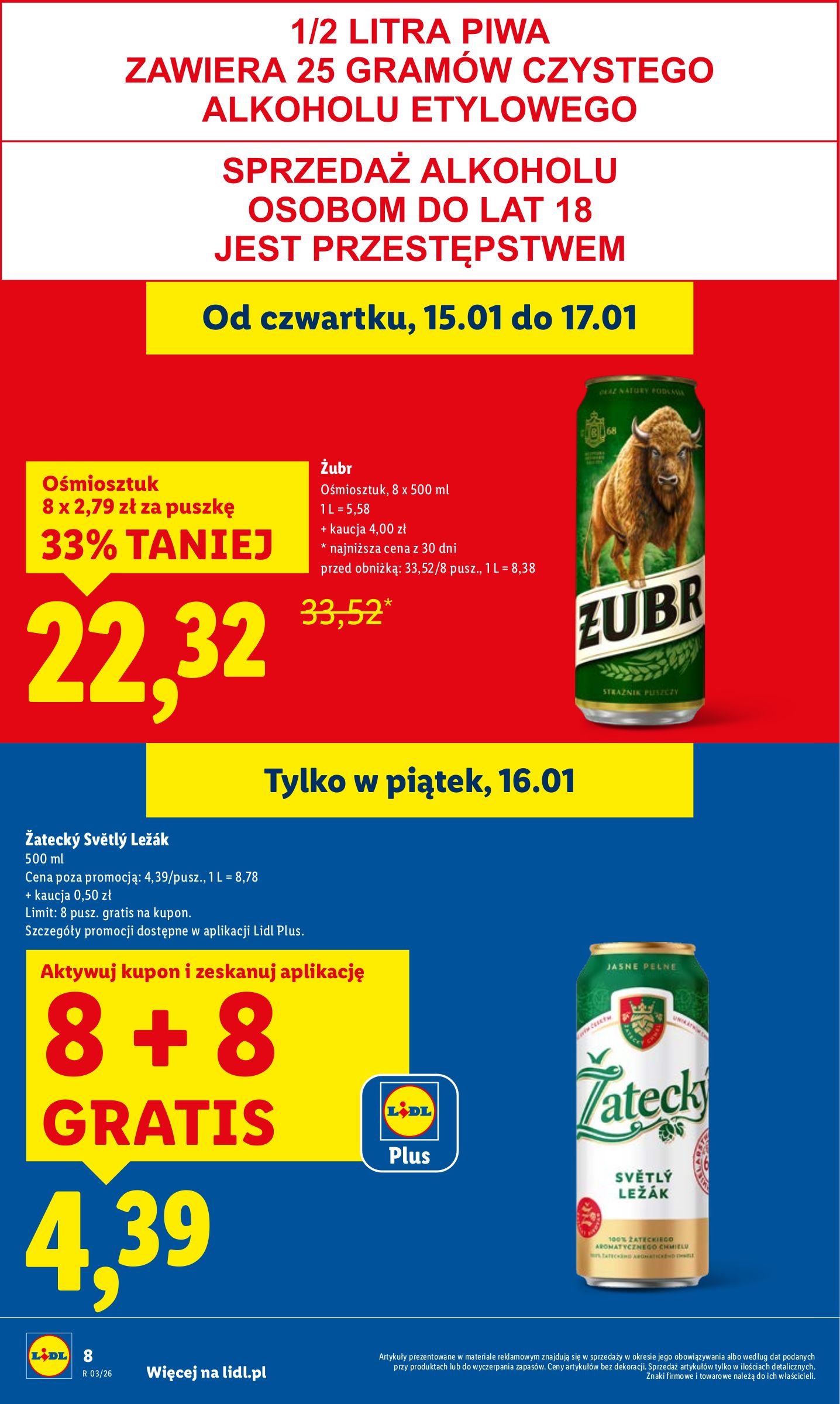 lidl - Gazetka Lidl - ważna od 15.01. do 17.01. - page: 8