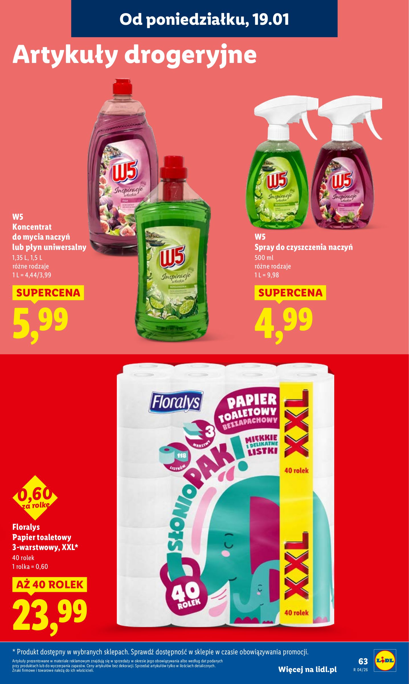 lidl - Gazetka Lidl - ważna od 19.01. do 21.01. - page: 63