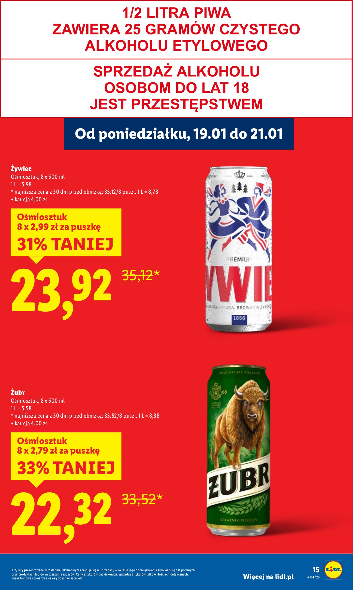 lidl - Gazetka Lidl - ważna od 19.01. do 21.01. - page: 15