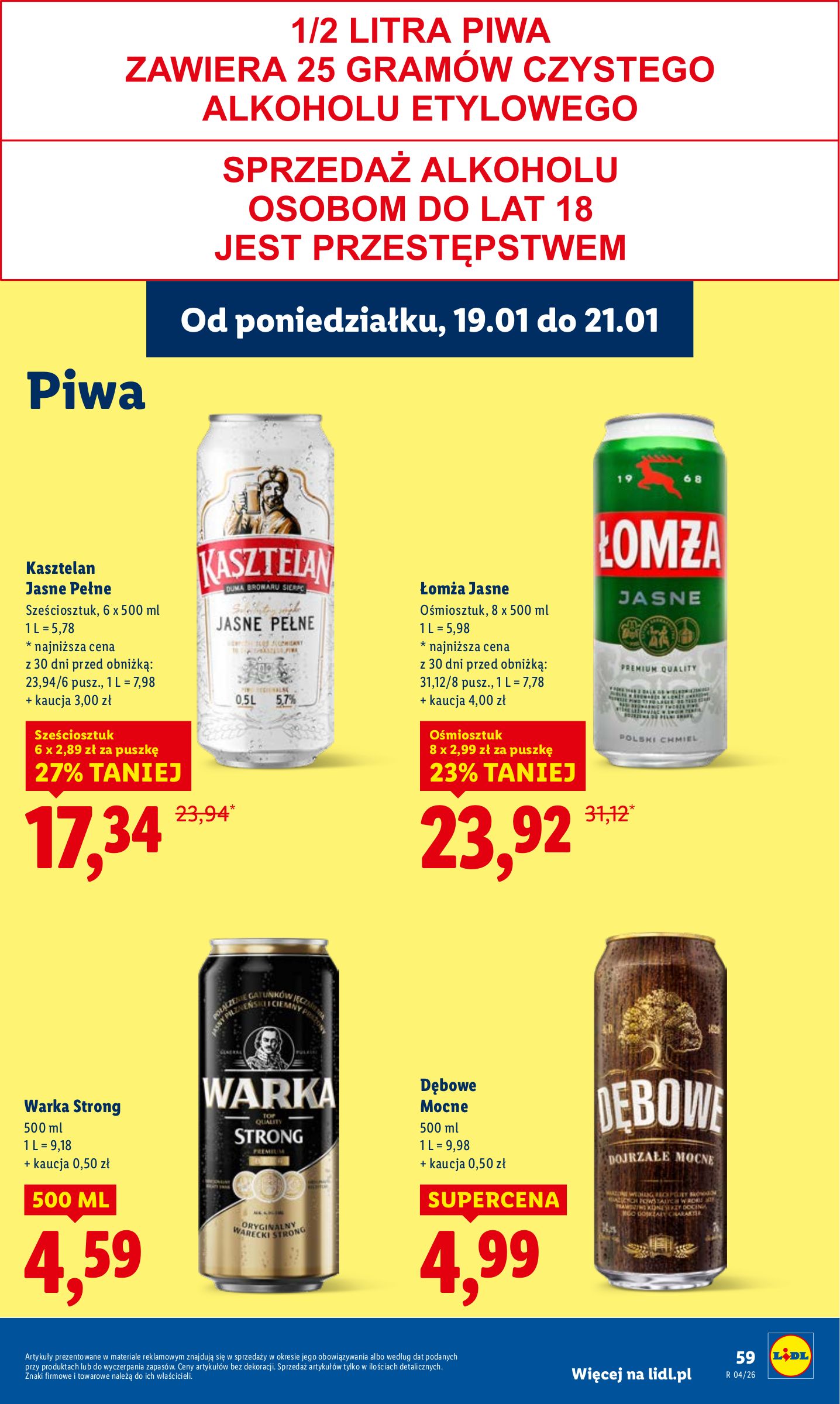 lidl - Gazetka Lidl - ważna od 19.01. do 21.01. - page: 59
