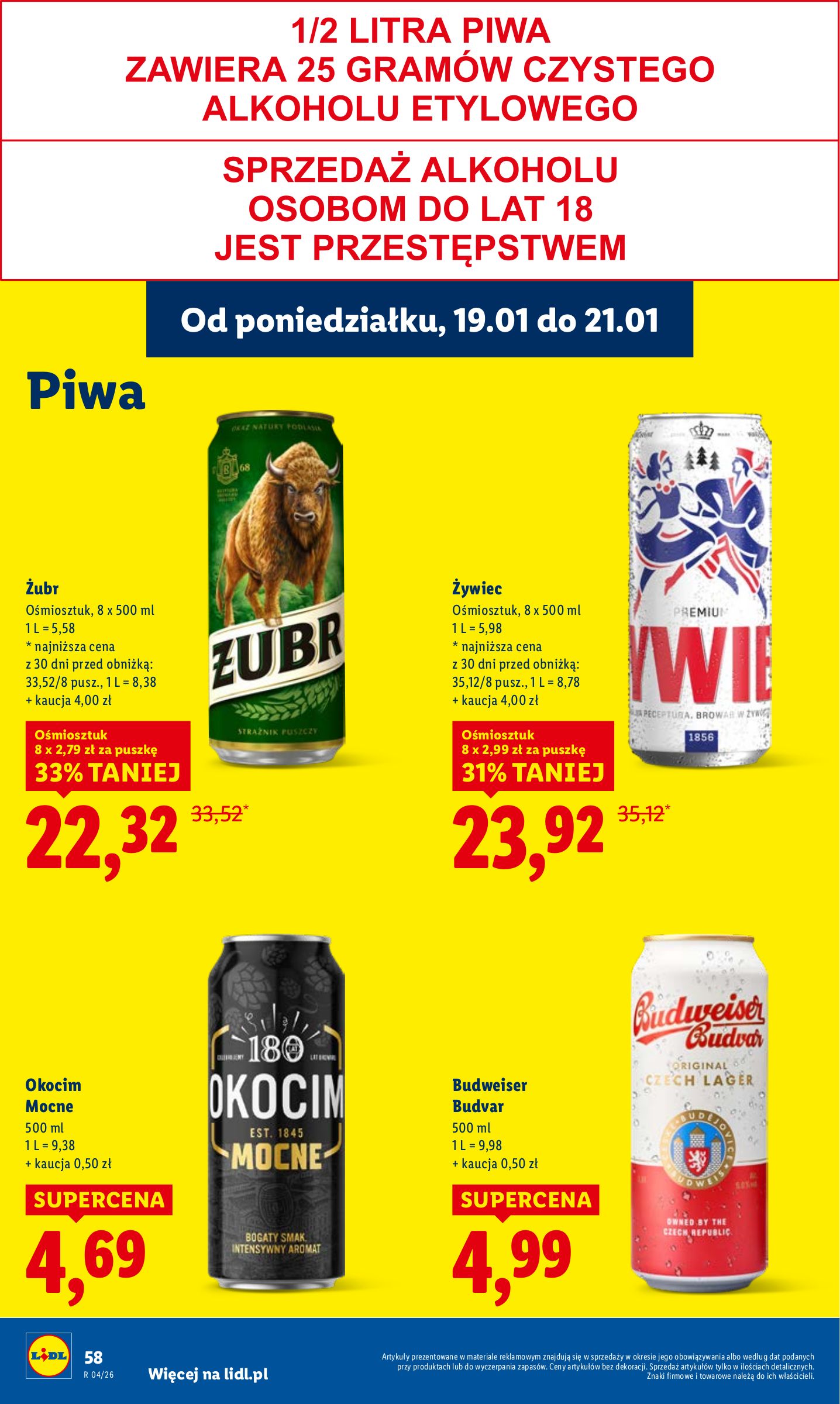 lidl - Gazetka Lidl - ważna od 19.01. do 21.01. - page: 58