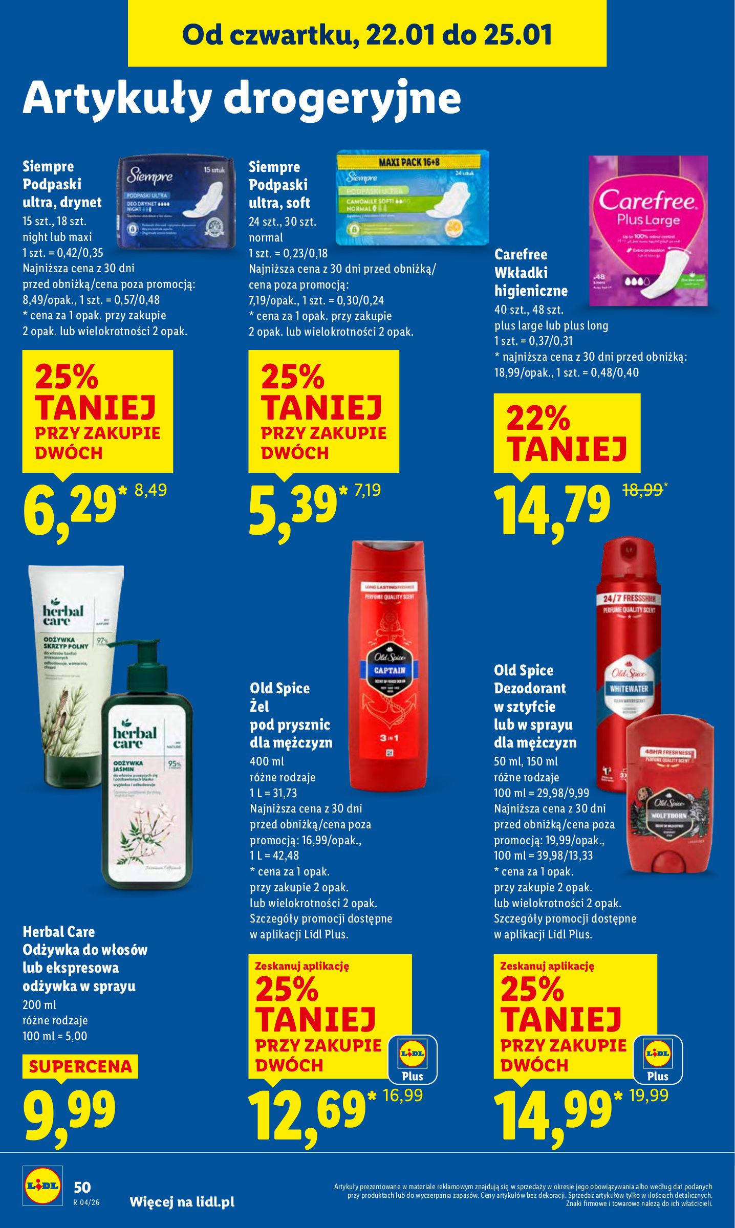 lidl - Gazetka Lidl - ważna od 22.01. do 25.01. - page: 50
