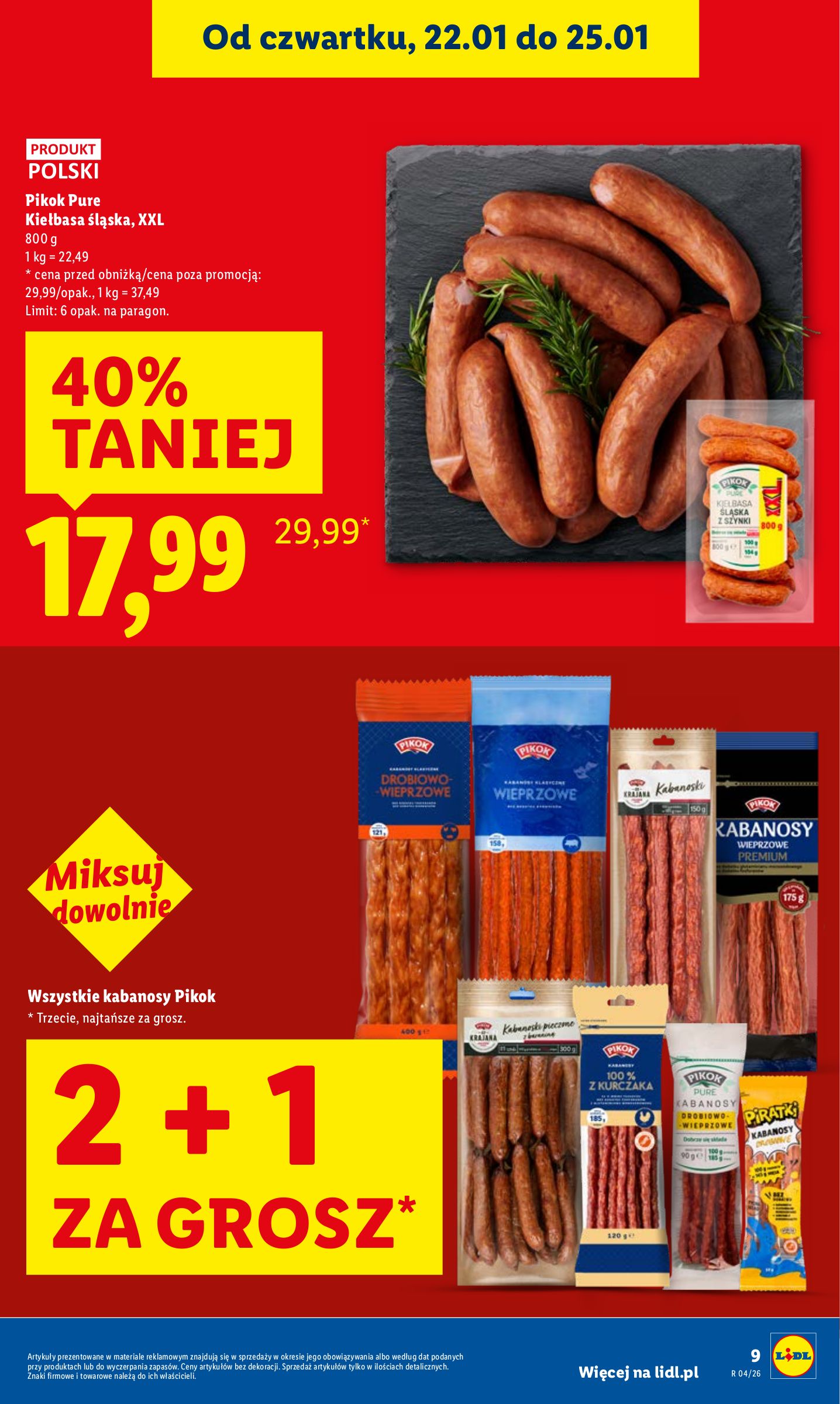 lidl - Gazetka Lidl - ważna od 22.01. do 25.01. - page: 9