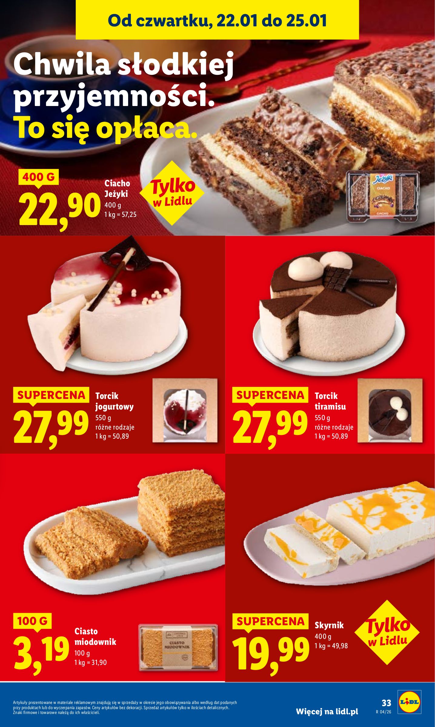 lidl - Gazetka Lidl - ważna od 22.01. do 25.01. - page: 33