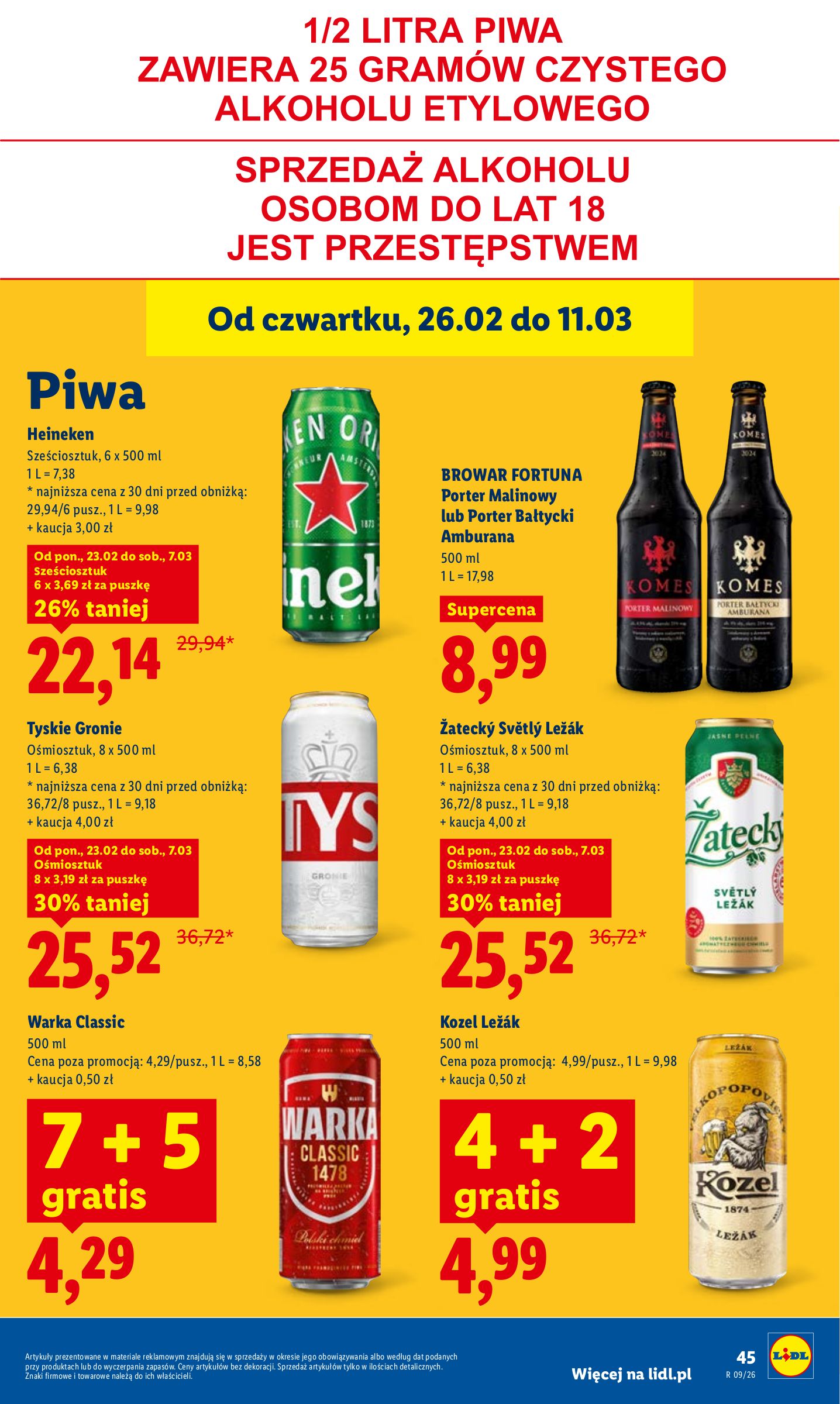 lidl - Gazetka Lidl - ważna od 26.02.2026 do 28.02.2026 - page: 45