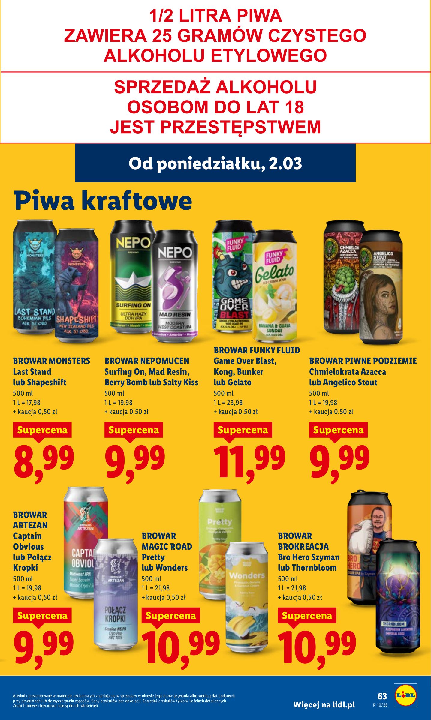 lidl - Gazetka Lidl - ważna od 02.03.2026 do 04.03.2026 - page: 63