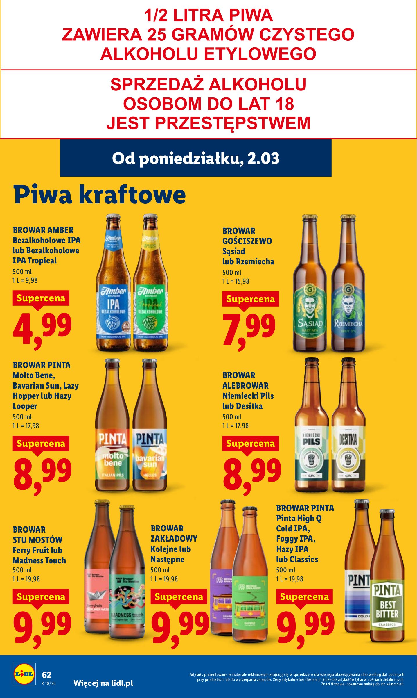 lidl - Gazetka Lidl - ważna od 02.03.2026 do 04.03.2026 - page: 62