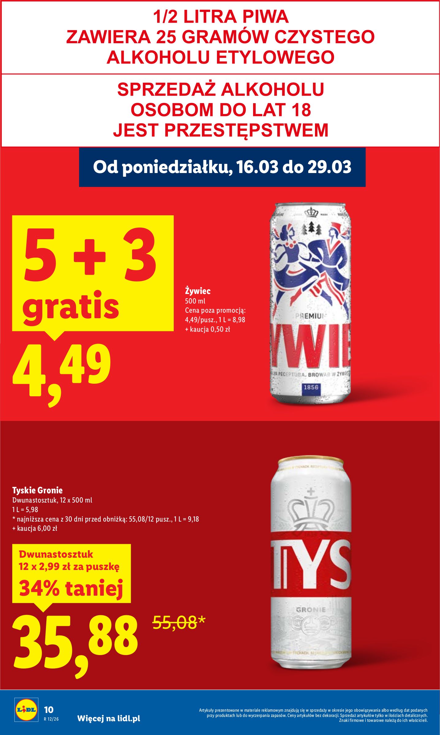 lidl - Gazetka Lidl - ważna od 16.03.2026 do 18.03.2026 - page: 10