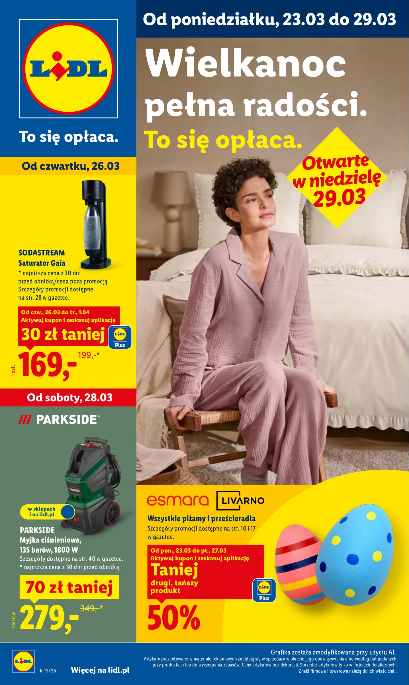 lidl - Gazetka Lidl - Wielkanoc - ważna od 23.03.2026 do 29.03.2026
