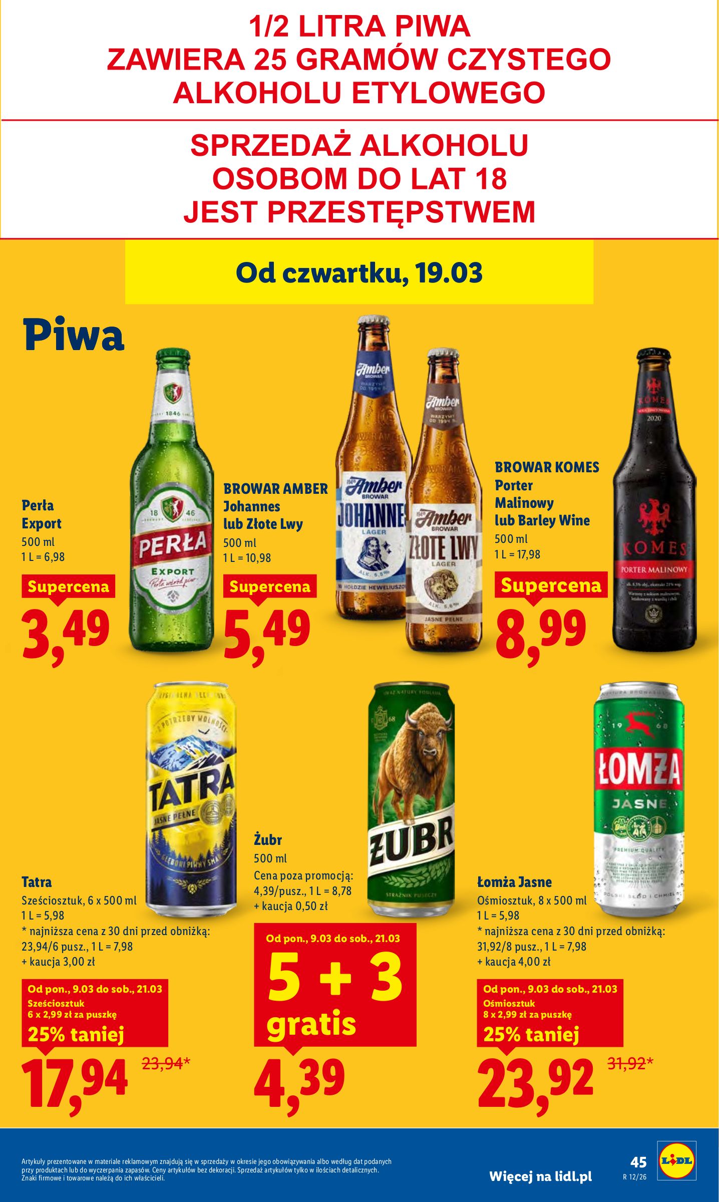 lidl - Gazetka Lidl - ważna od 19.03.2026 do 21.03.2026 - page: 45