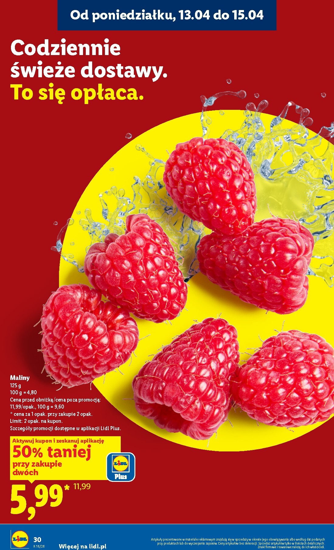 lidl - Nowa gazetka Lidl ważna od 13.04.2026 do 15.04.2026 - page: 30