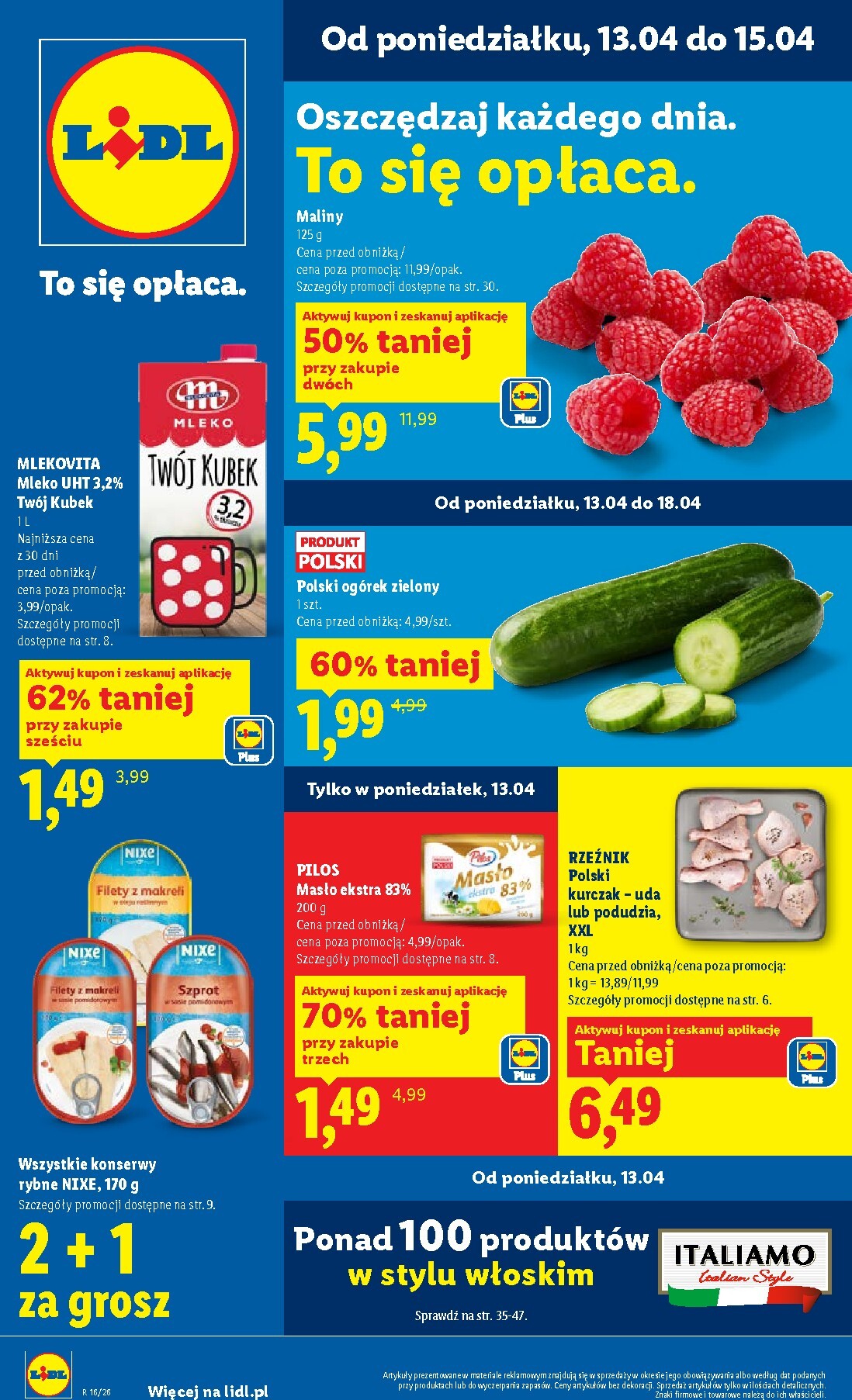 lidl - Nowa gazetka Lidl ważna od 13.04.2026 do 15.04.2026