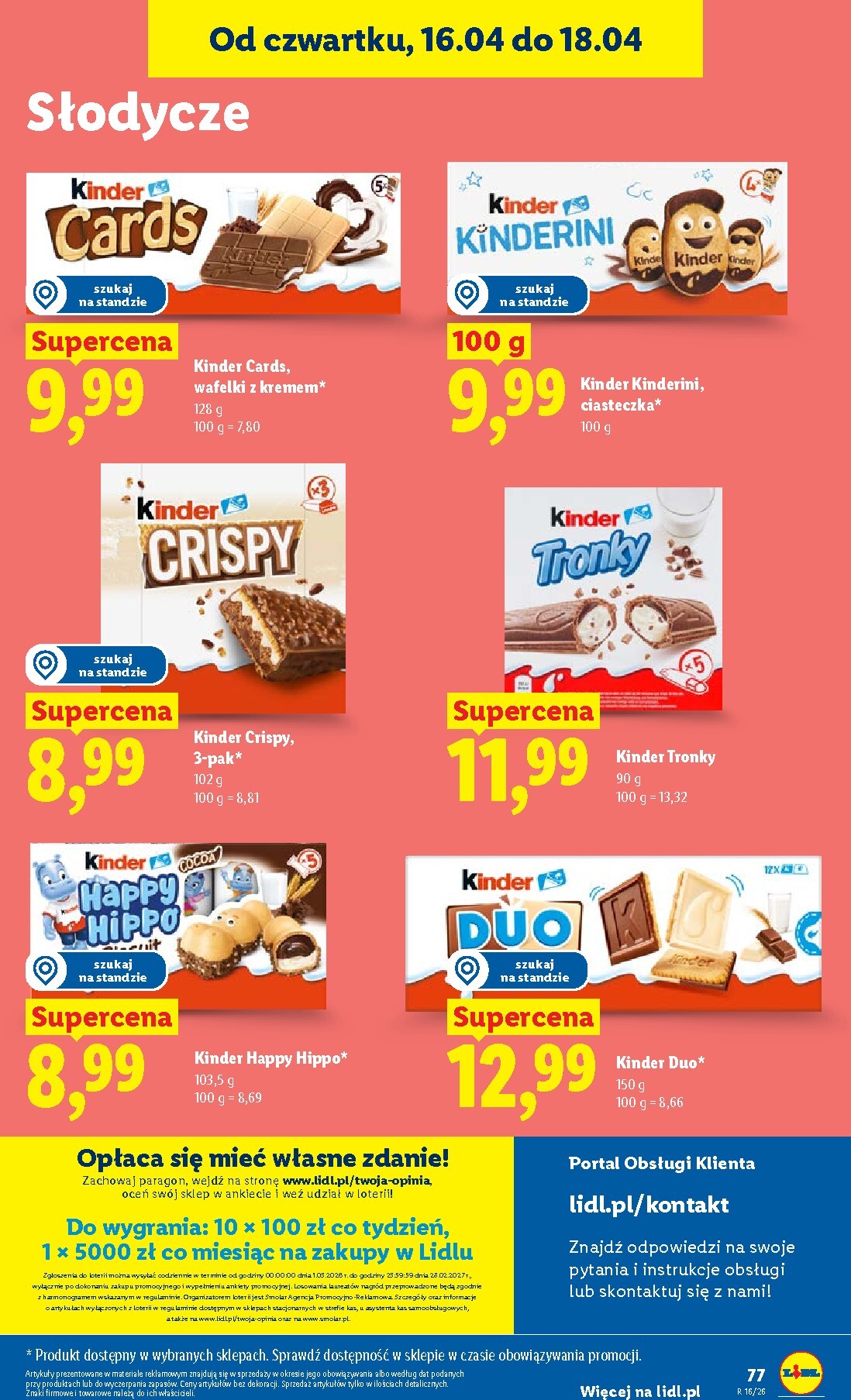 lidl - Nowa gazetka Lidl ważna od 16.04.2026 do 18.04.2026 - page: 77